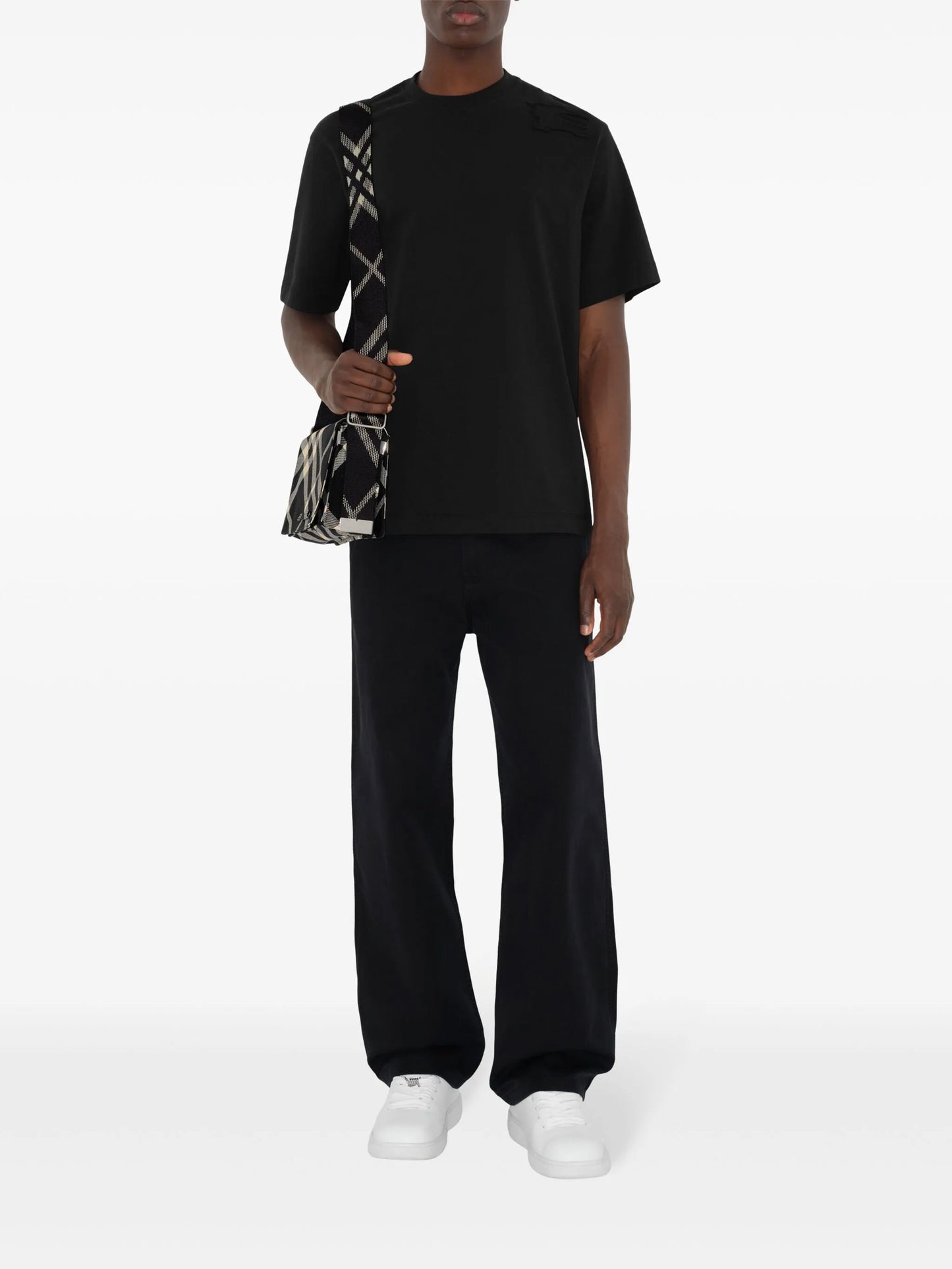 Check Trench cross body bag