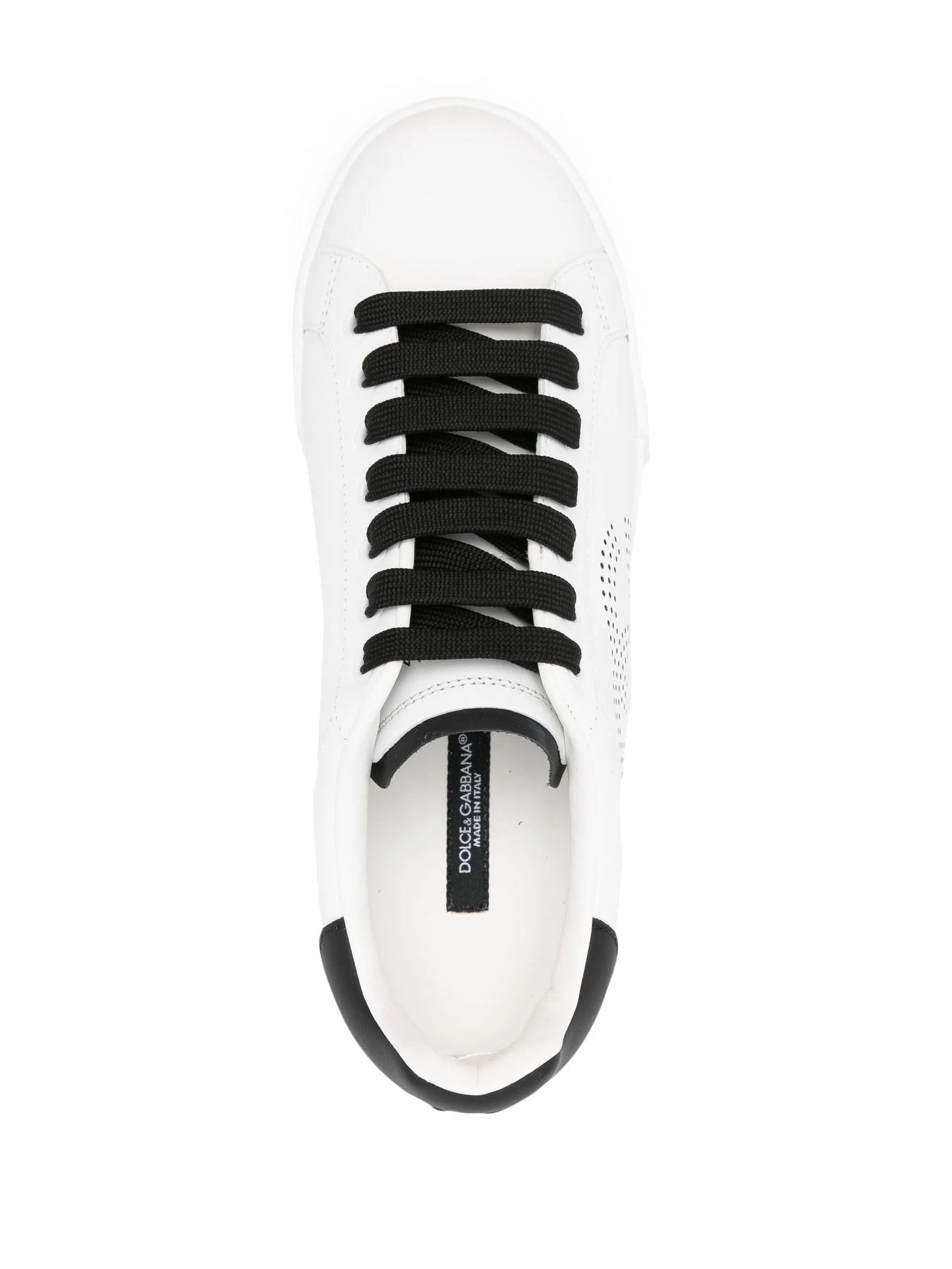 Portofino perforated-logo leather sneakers