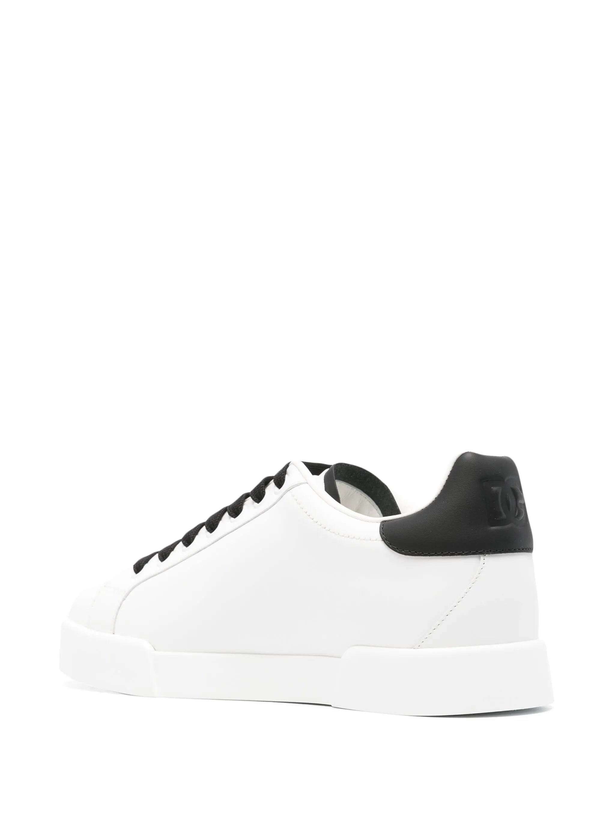 Portofino perforated-logo leather sneakers