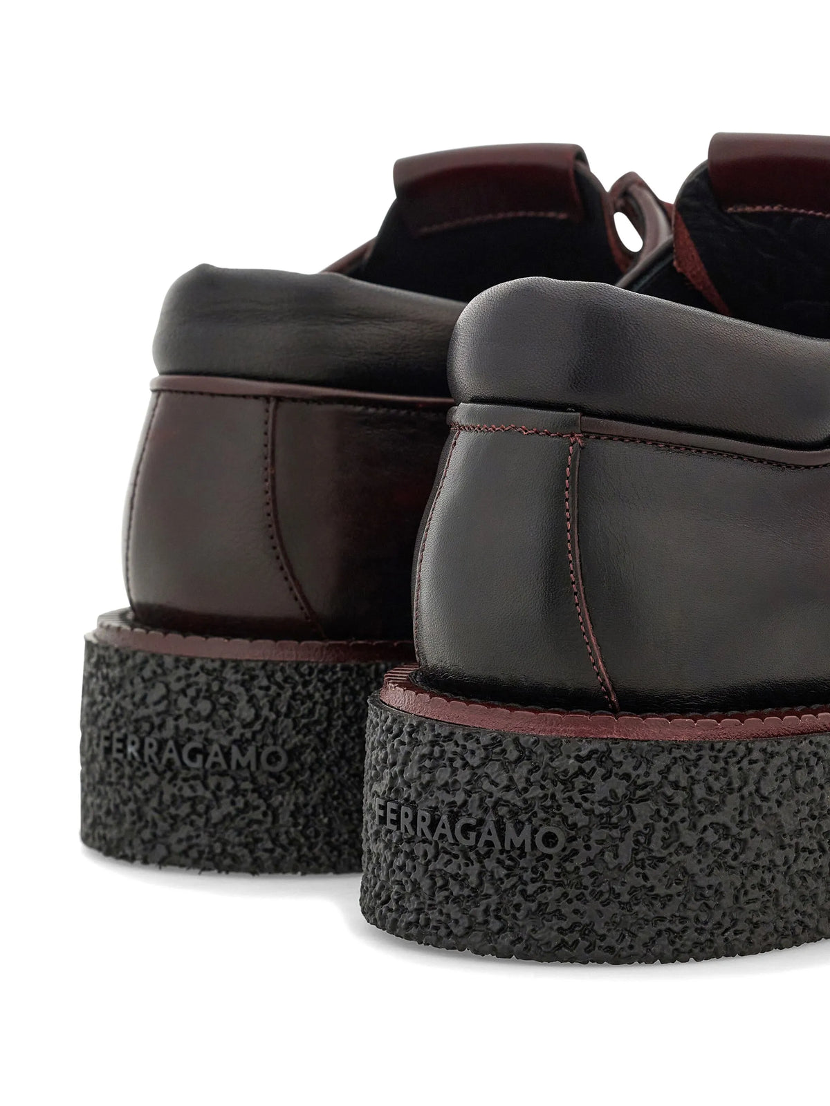 lace-up leather derby shoes