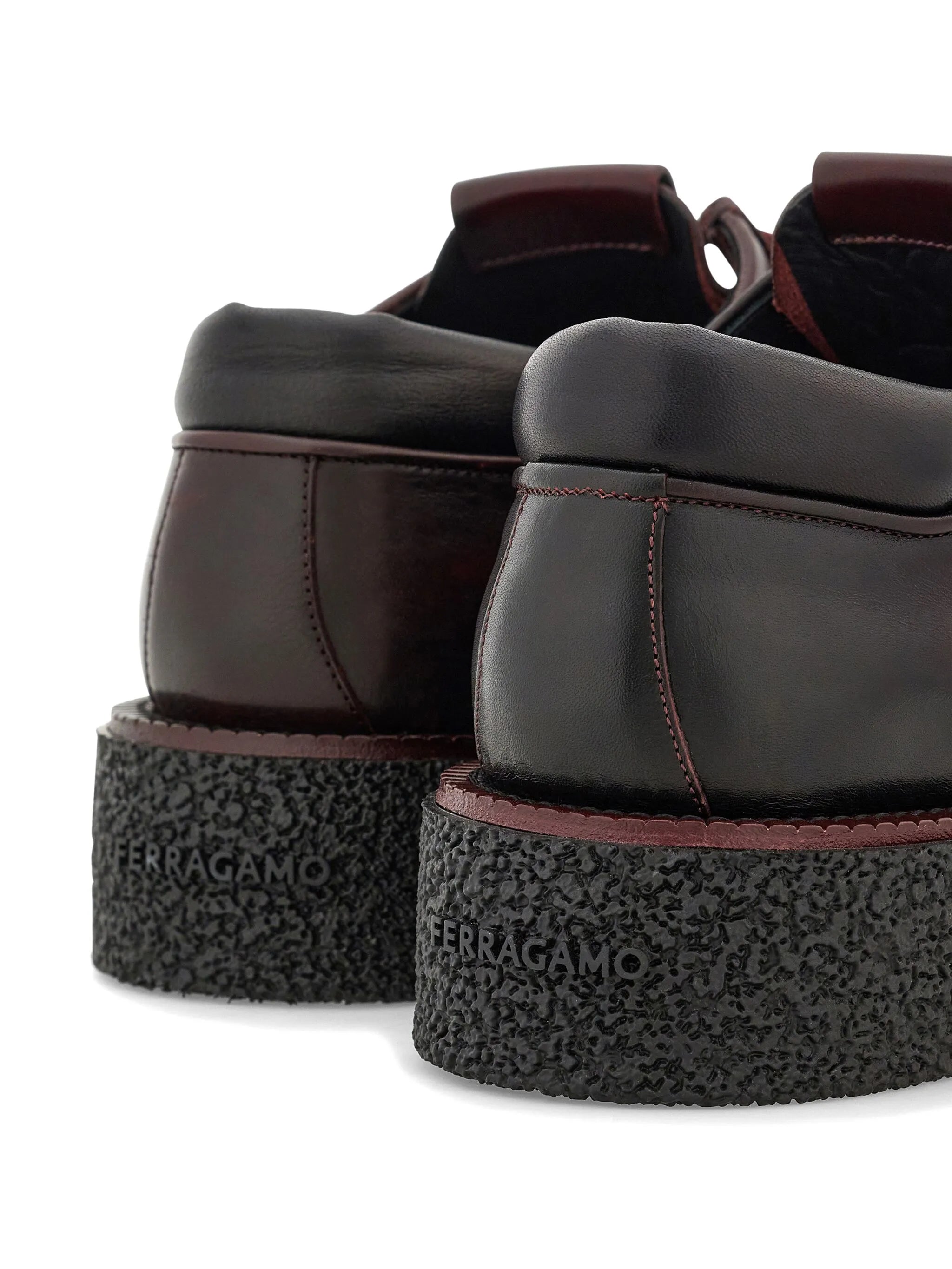 lace-up leather derby shoes