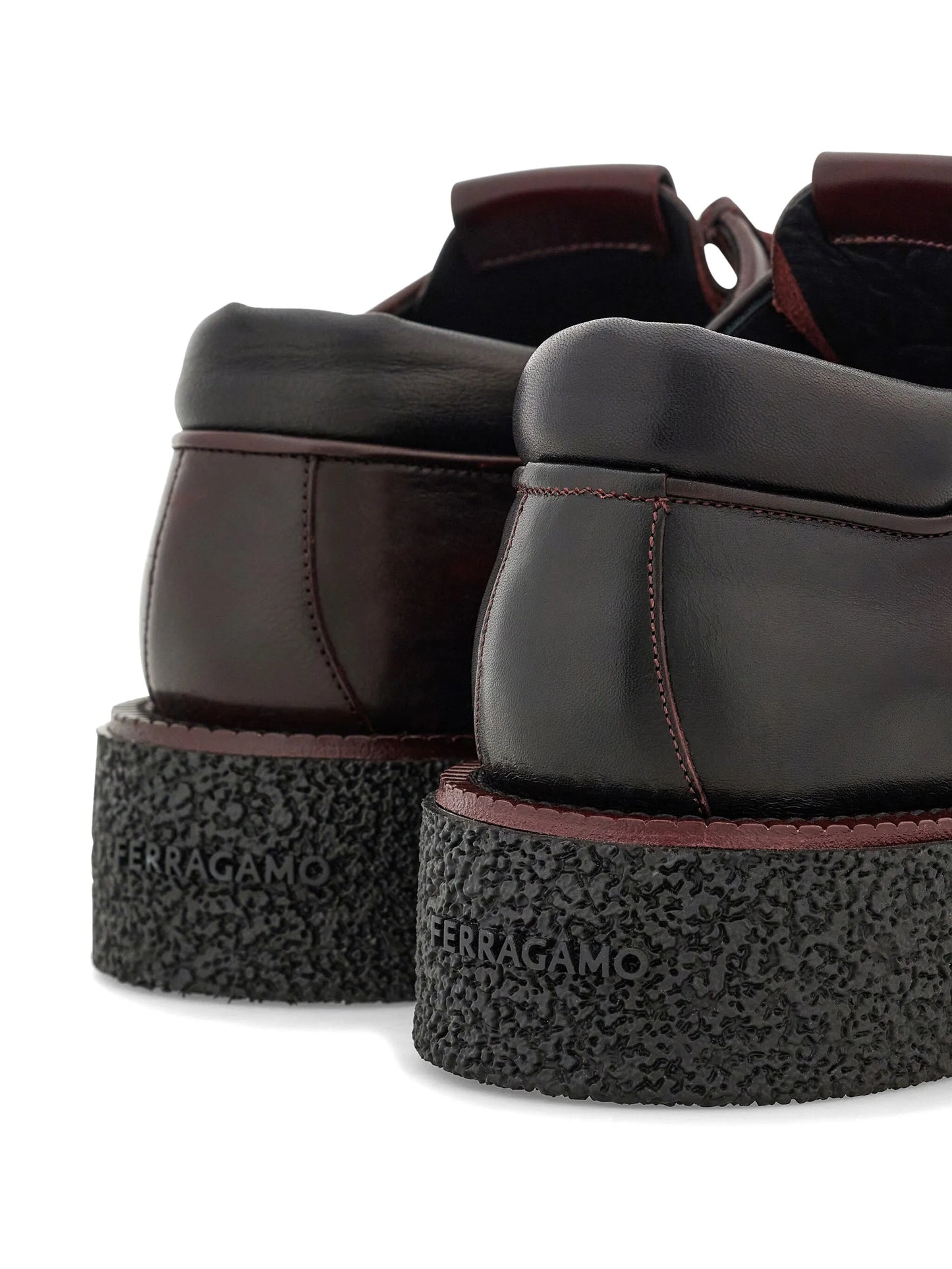 lace-up leather derby shoes