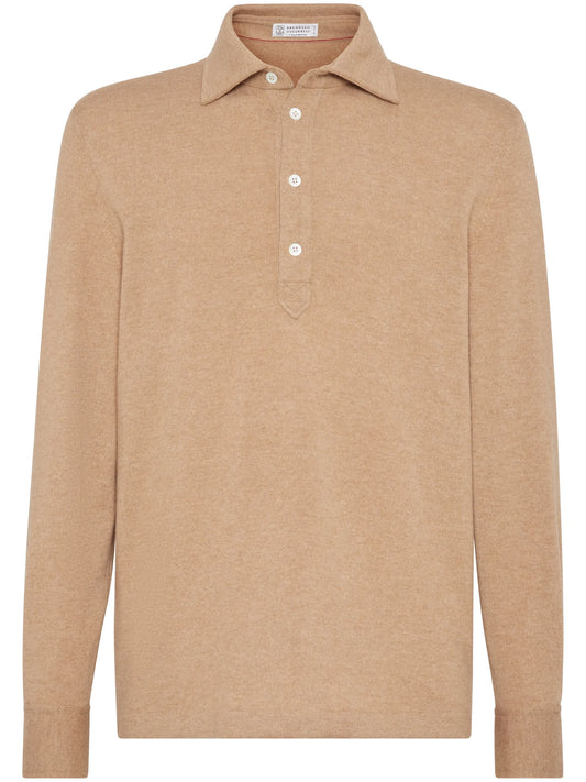cashmere polo shirt