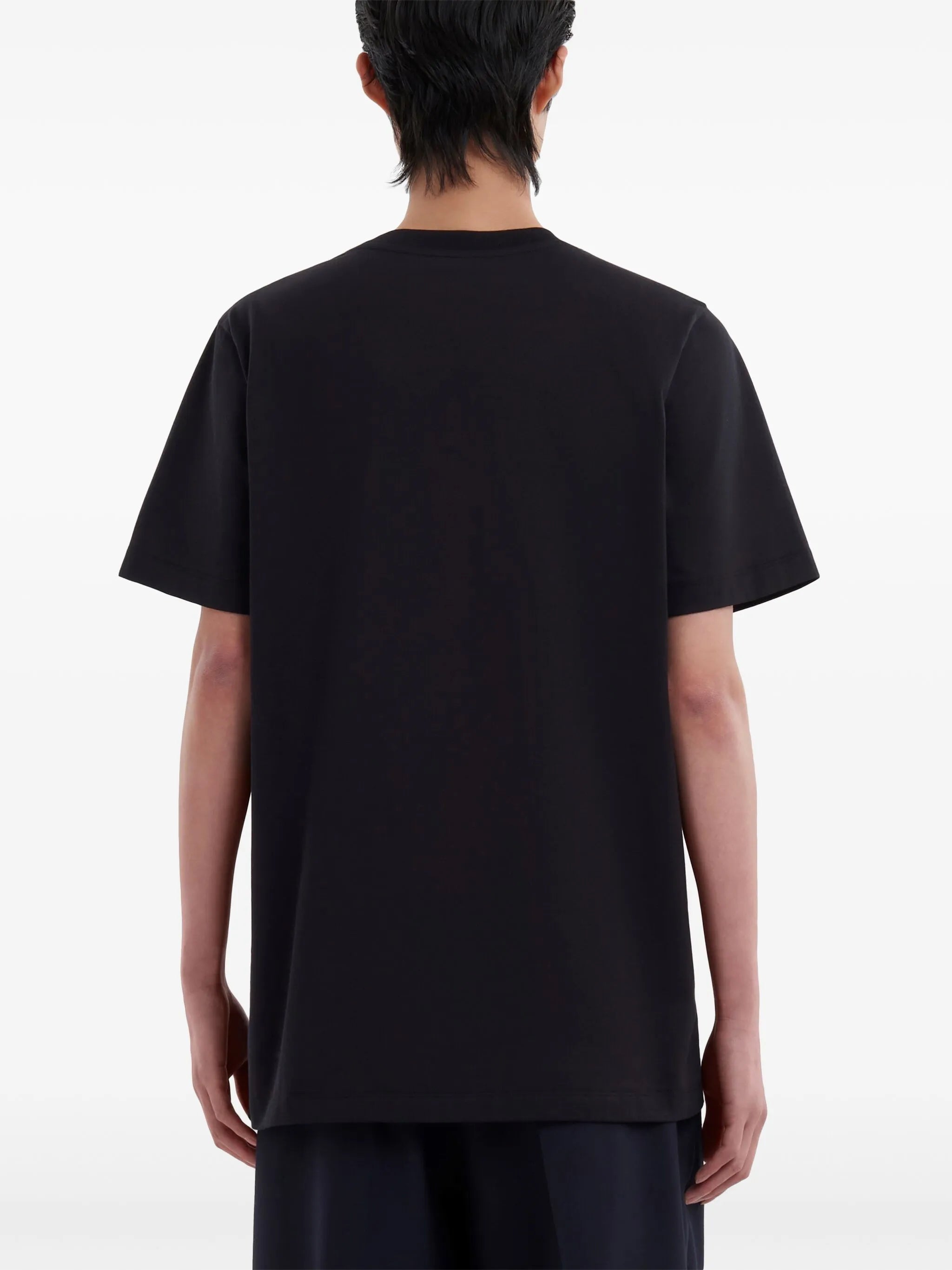 cotton T-shirt with logo patch