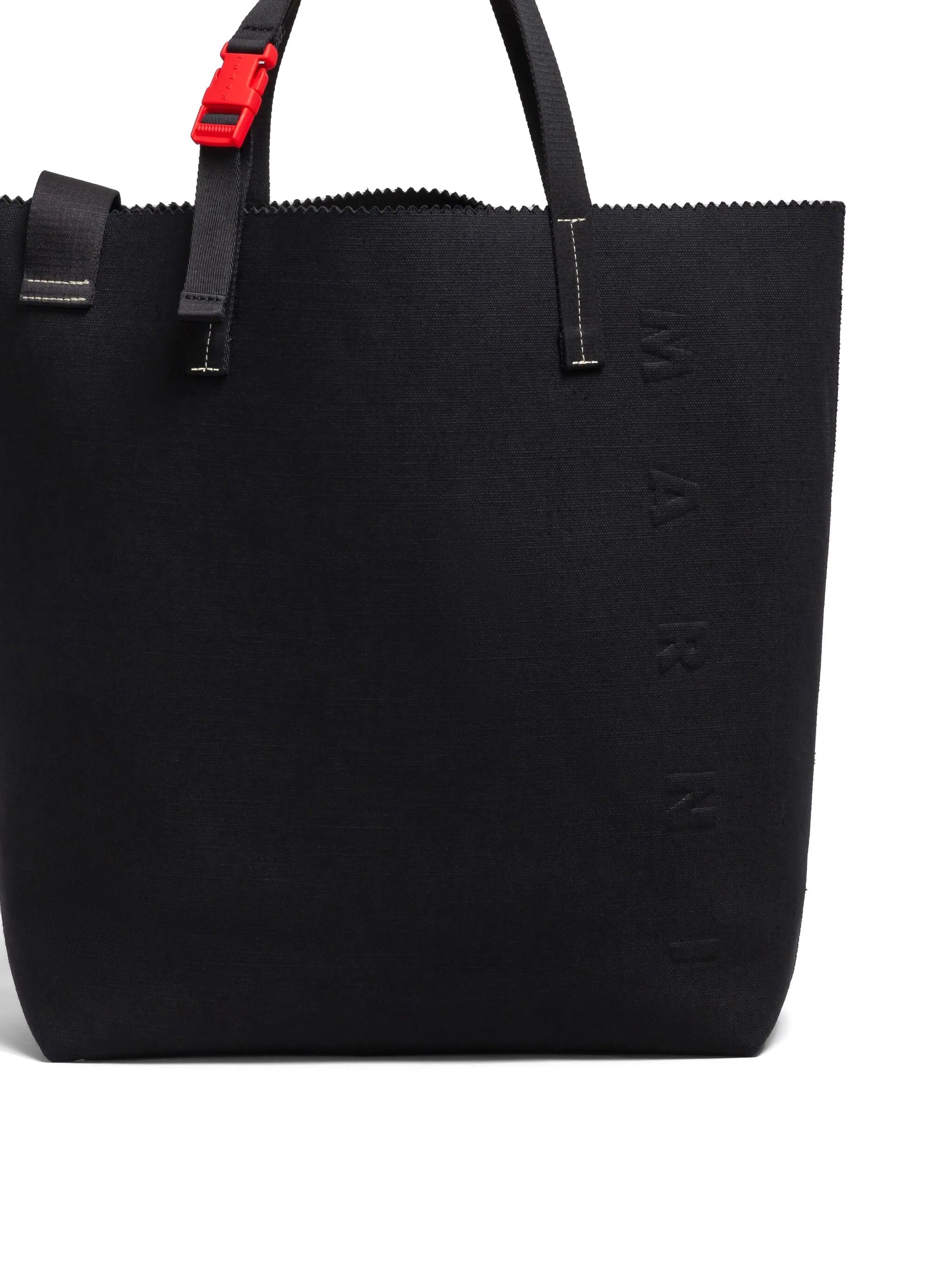 embossed-logo tote bag