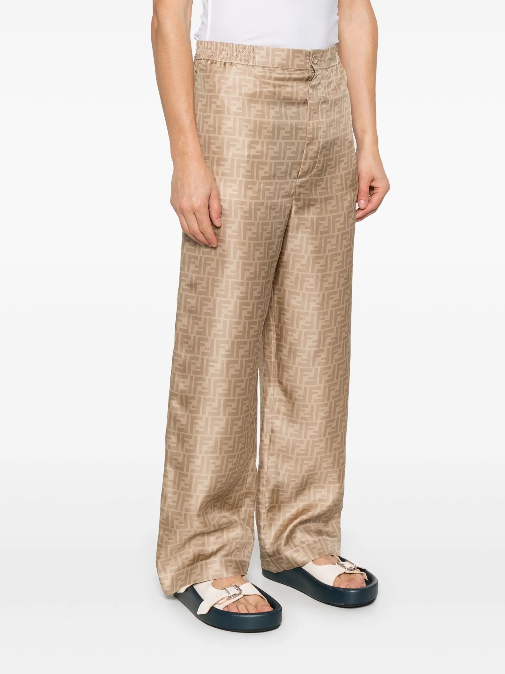 FF silk trousers