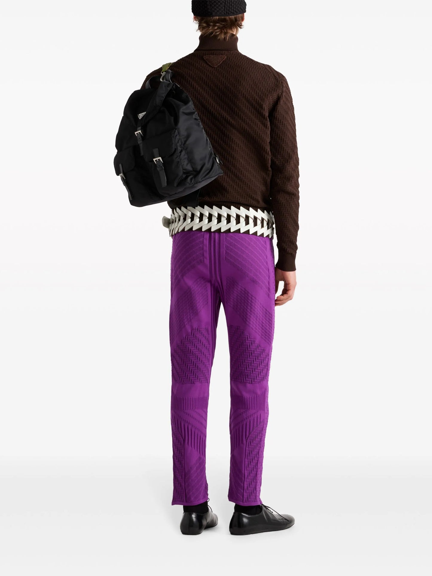 turtleneck nylon sweater