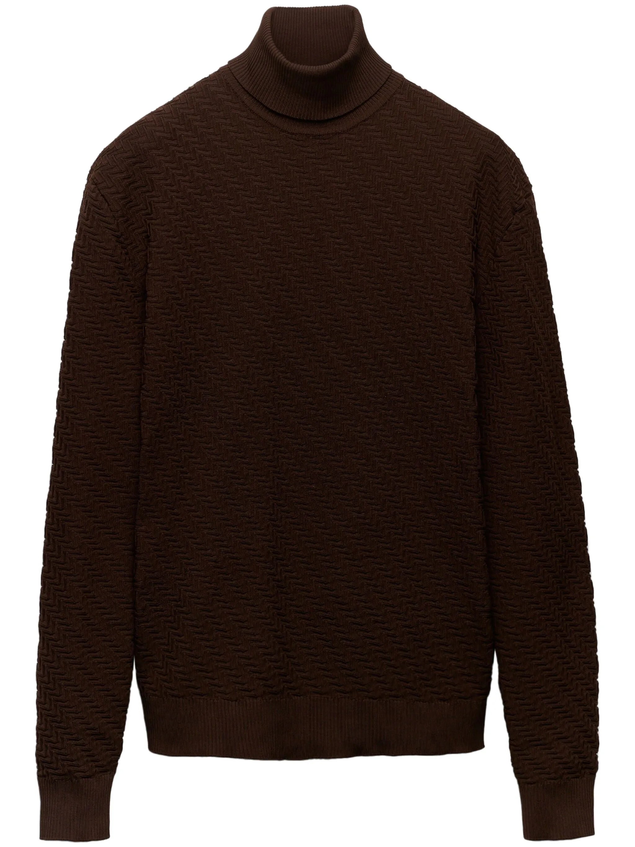 turtleneck nylon sweater
