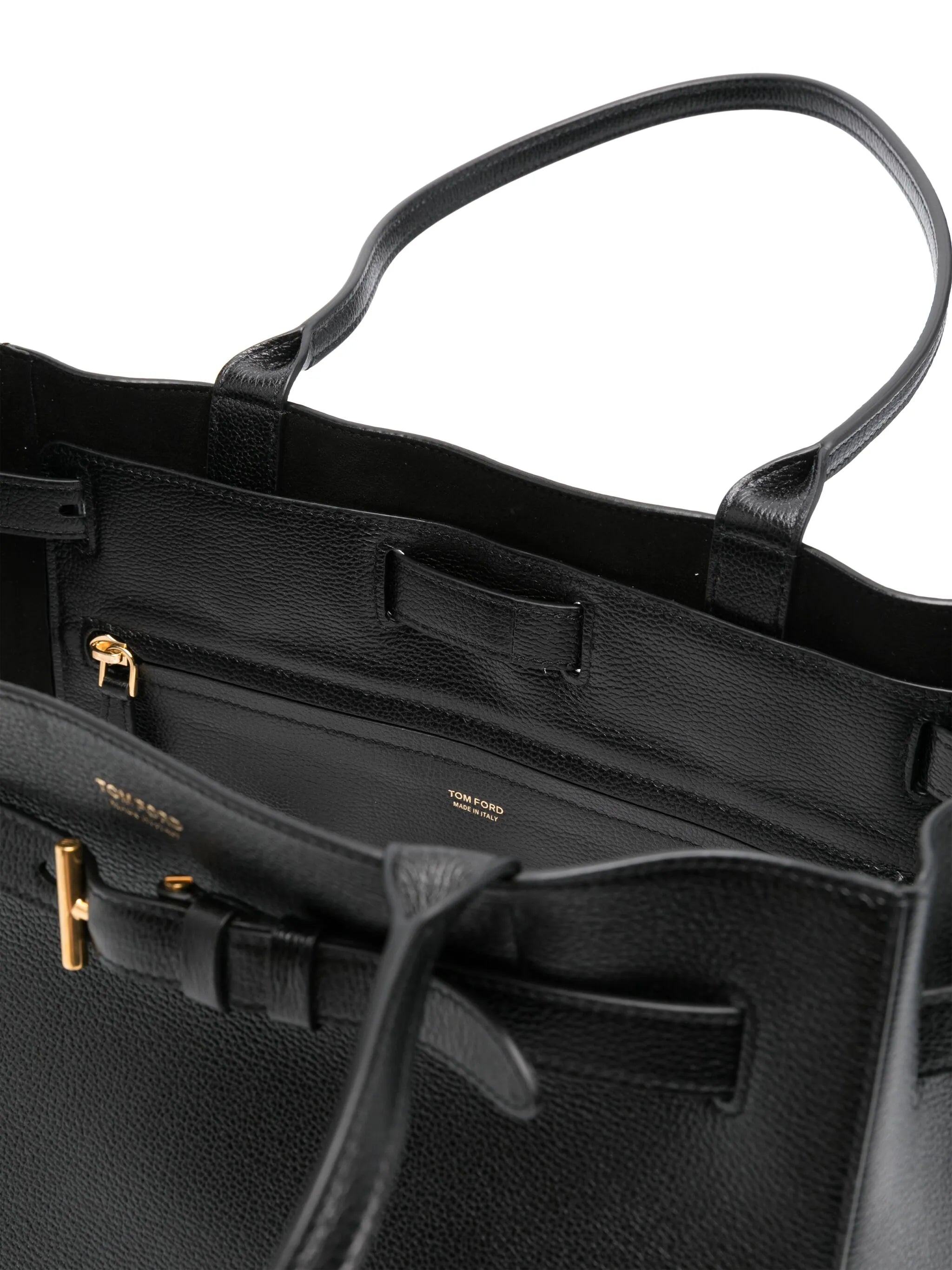 medium Audrey pebble-grain logo-buckle tote bag