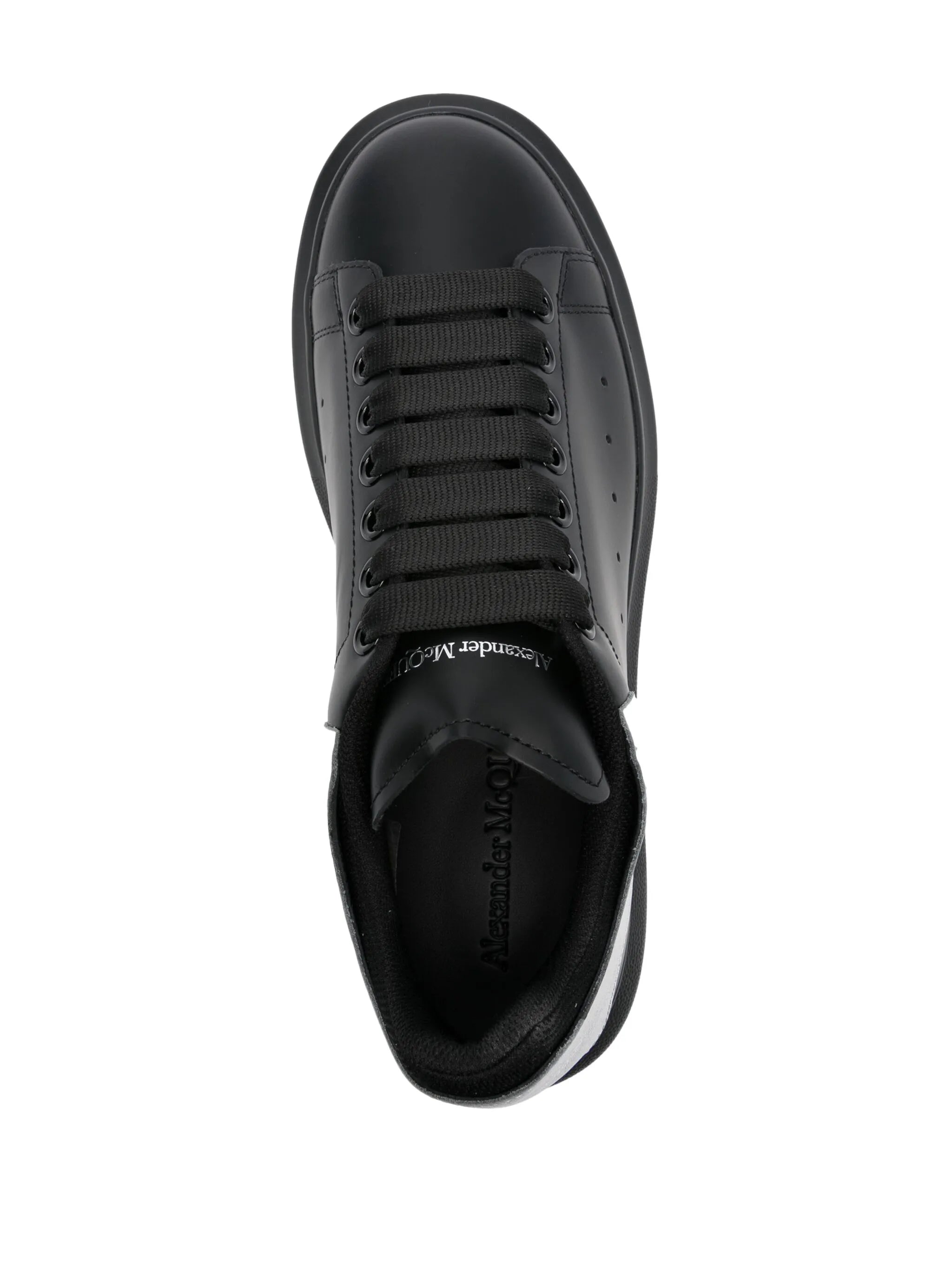 Oversized leather sneakers