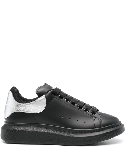 Oversized leather sneakers