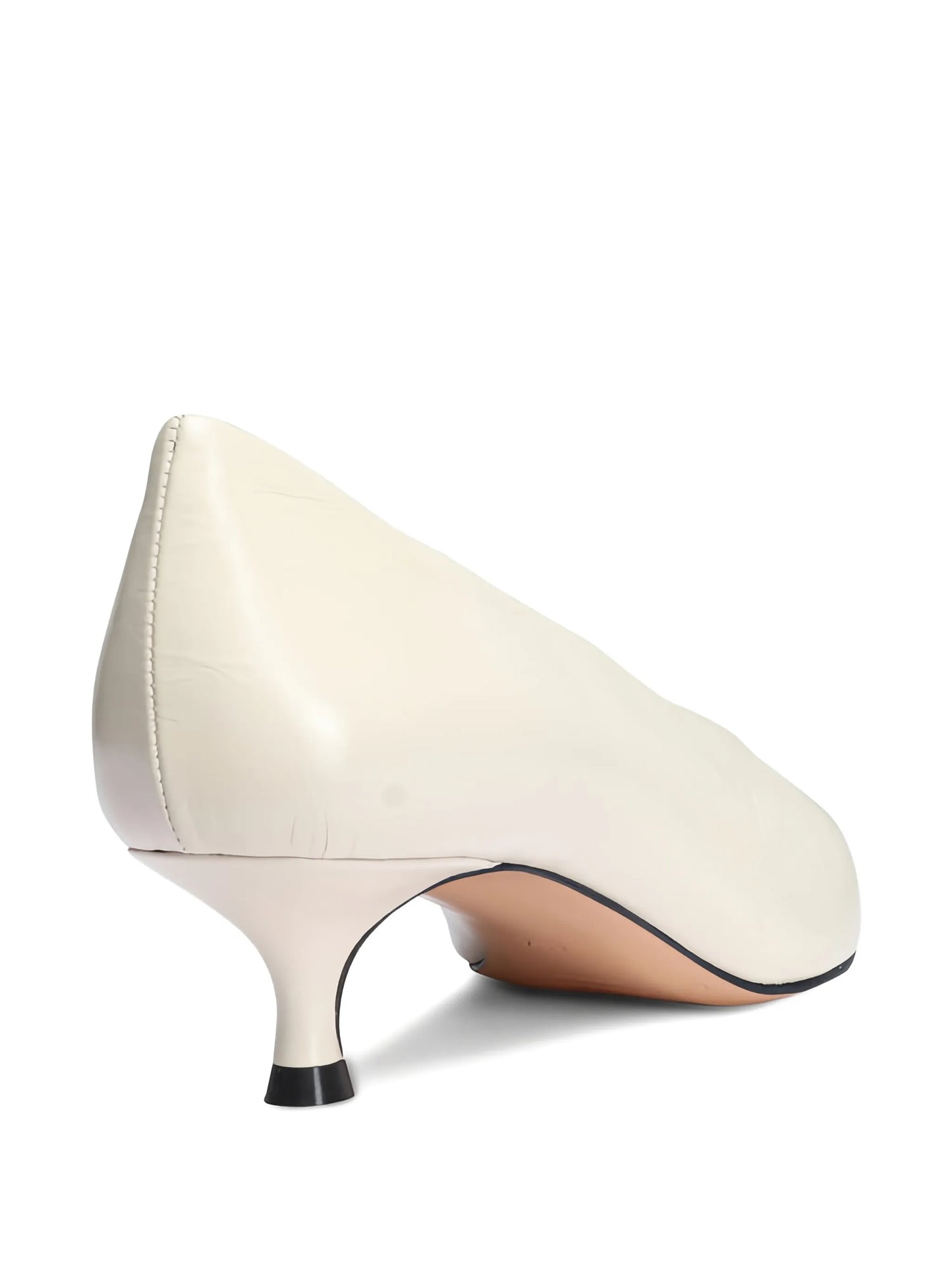 Babouche calf leather pumps