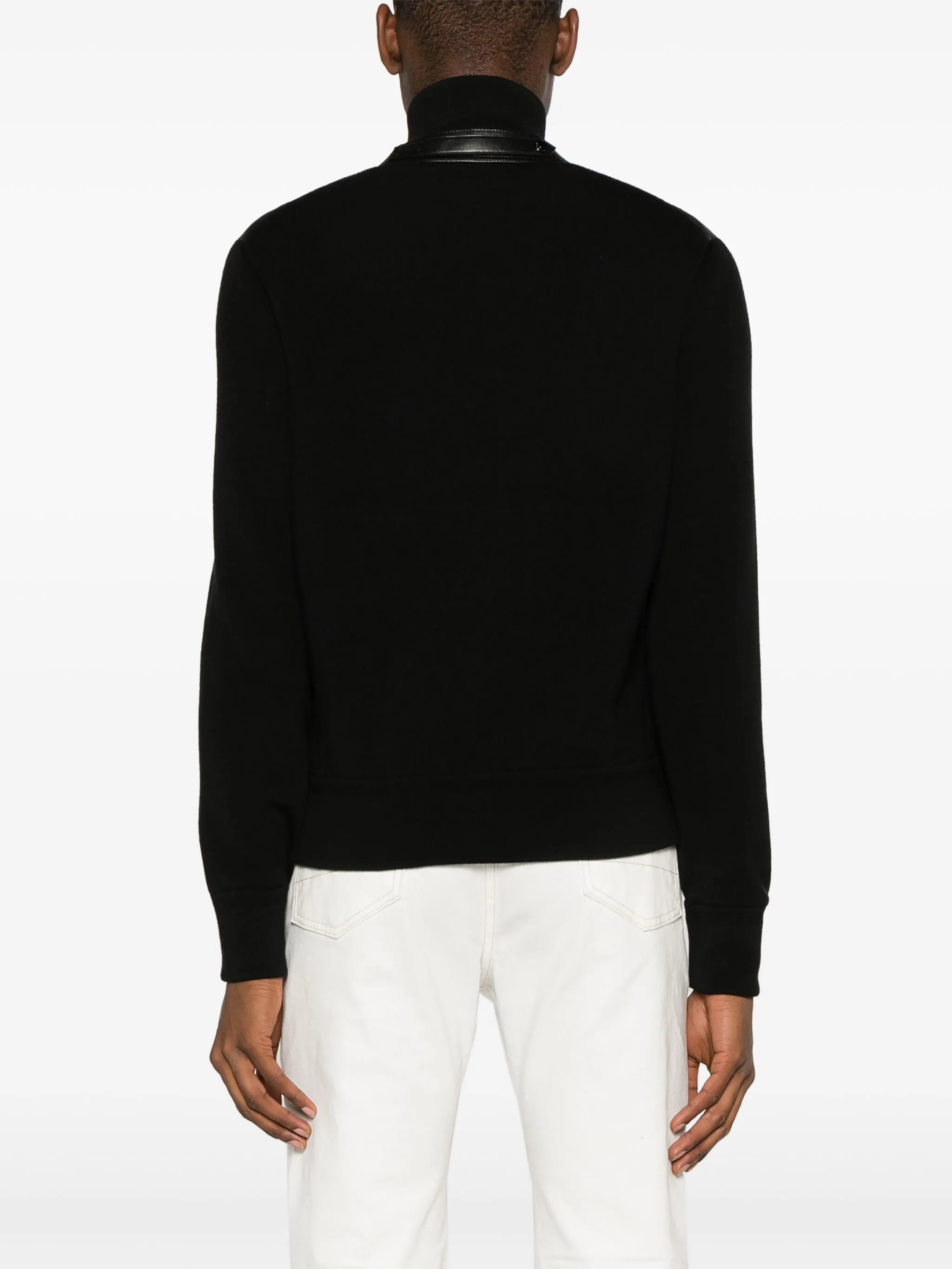 padded-panel long-sleeve jacket
