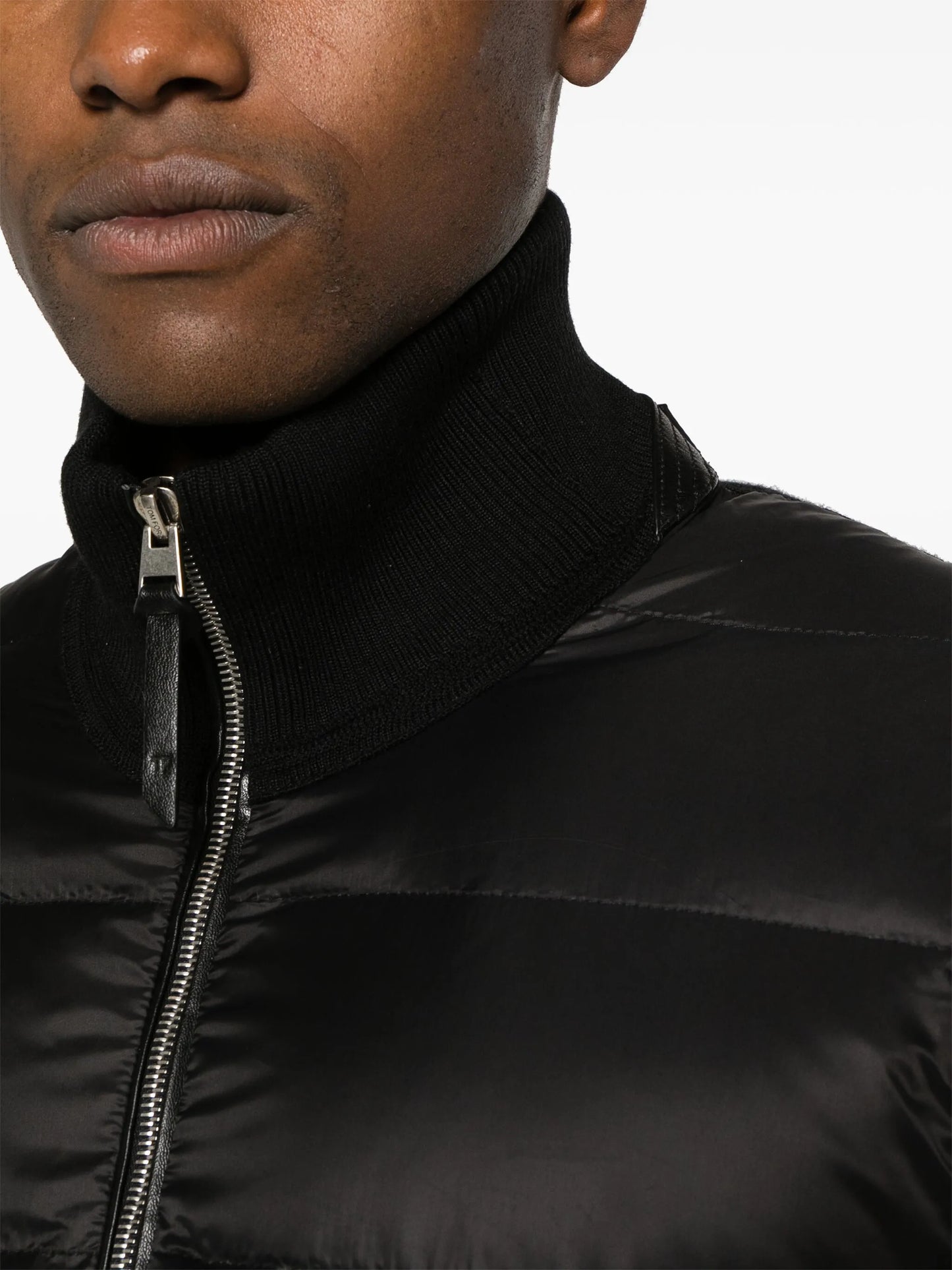 padded-panel long-sleeve jacket
