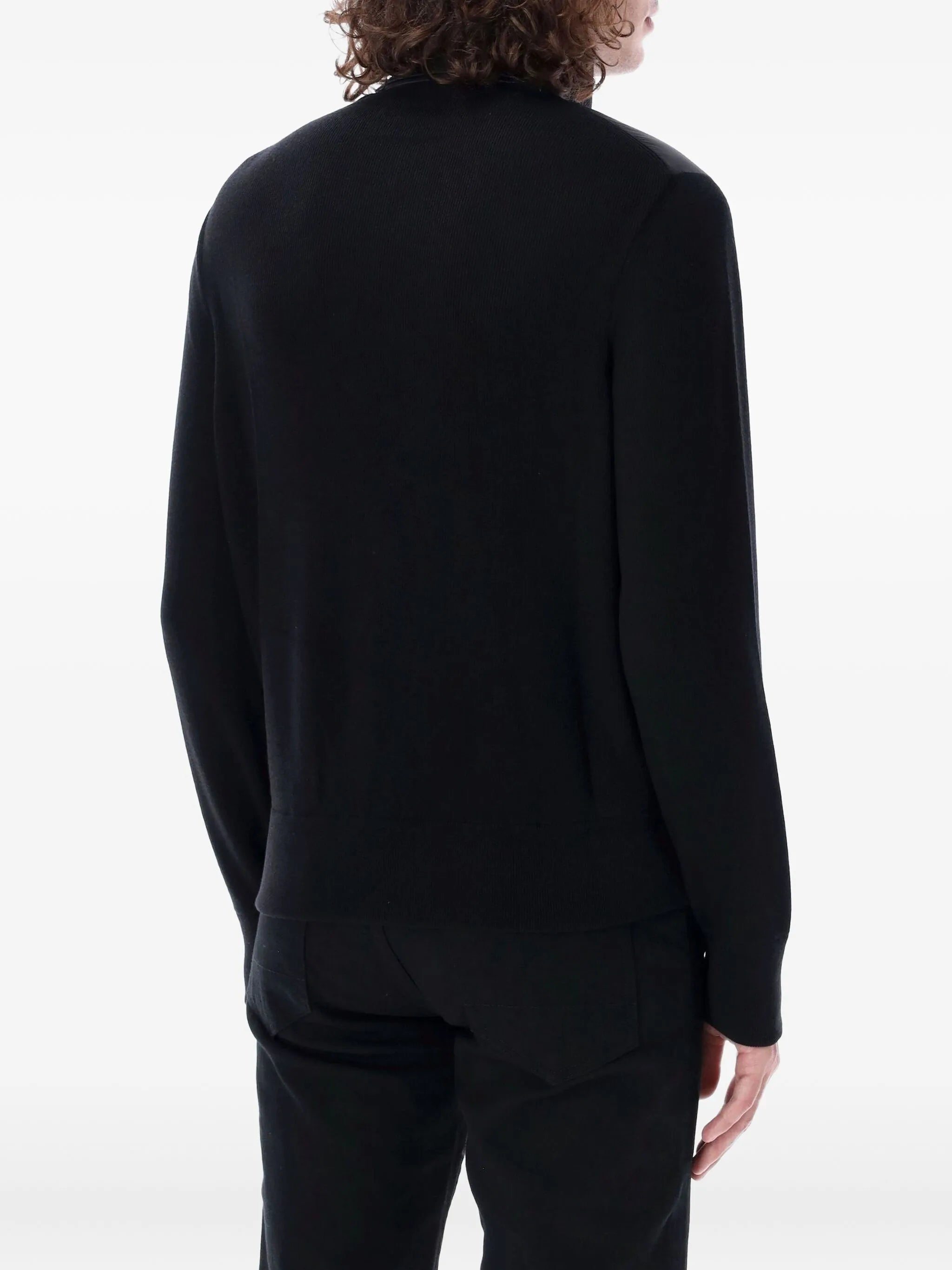 padded-panel long-sleeve jacket