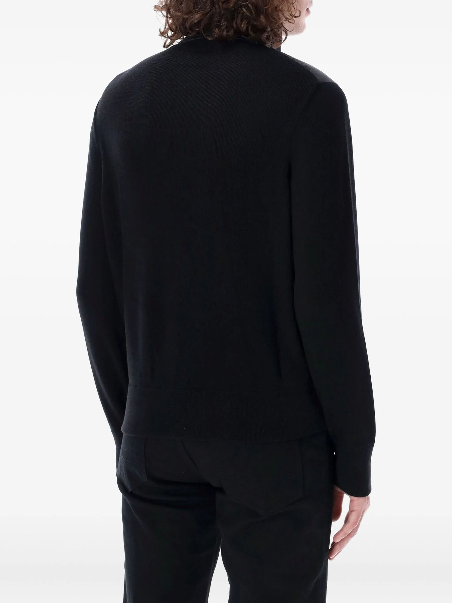 padded-panel long-sleeve jacket