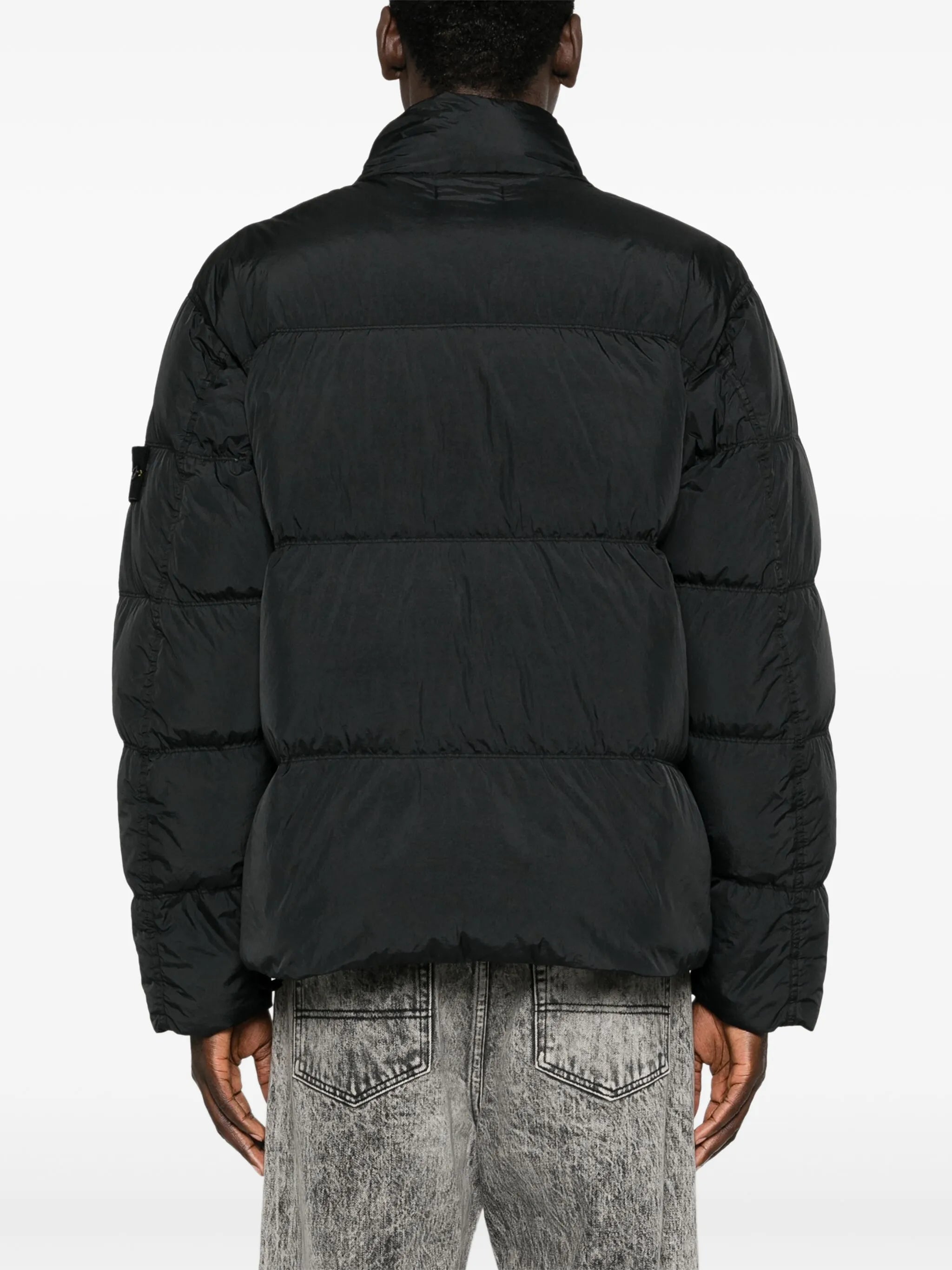 Compass-logo padded jacket