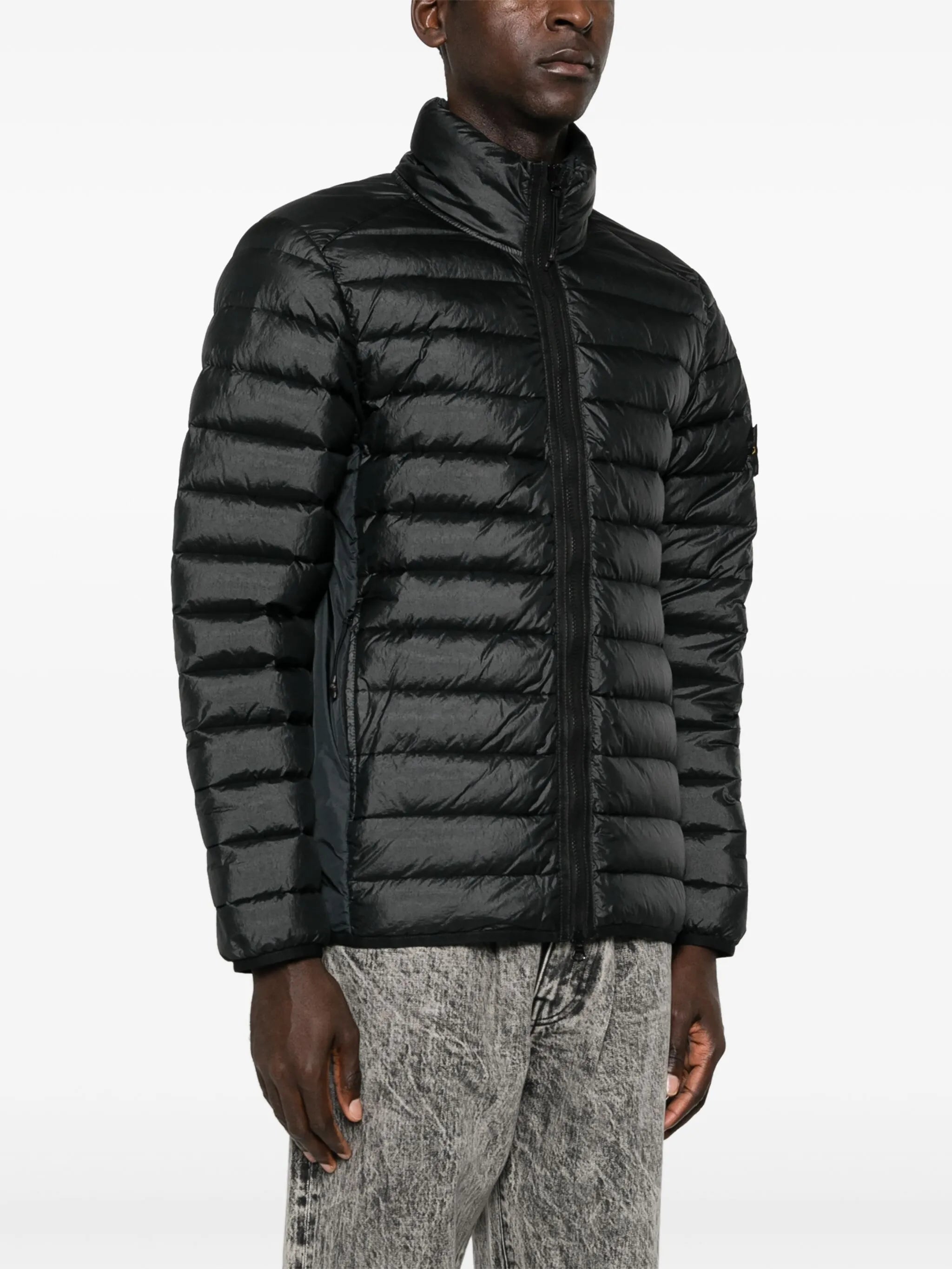 Compass-logo padded jacket