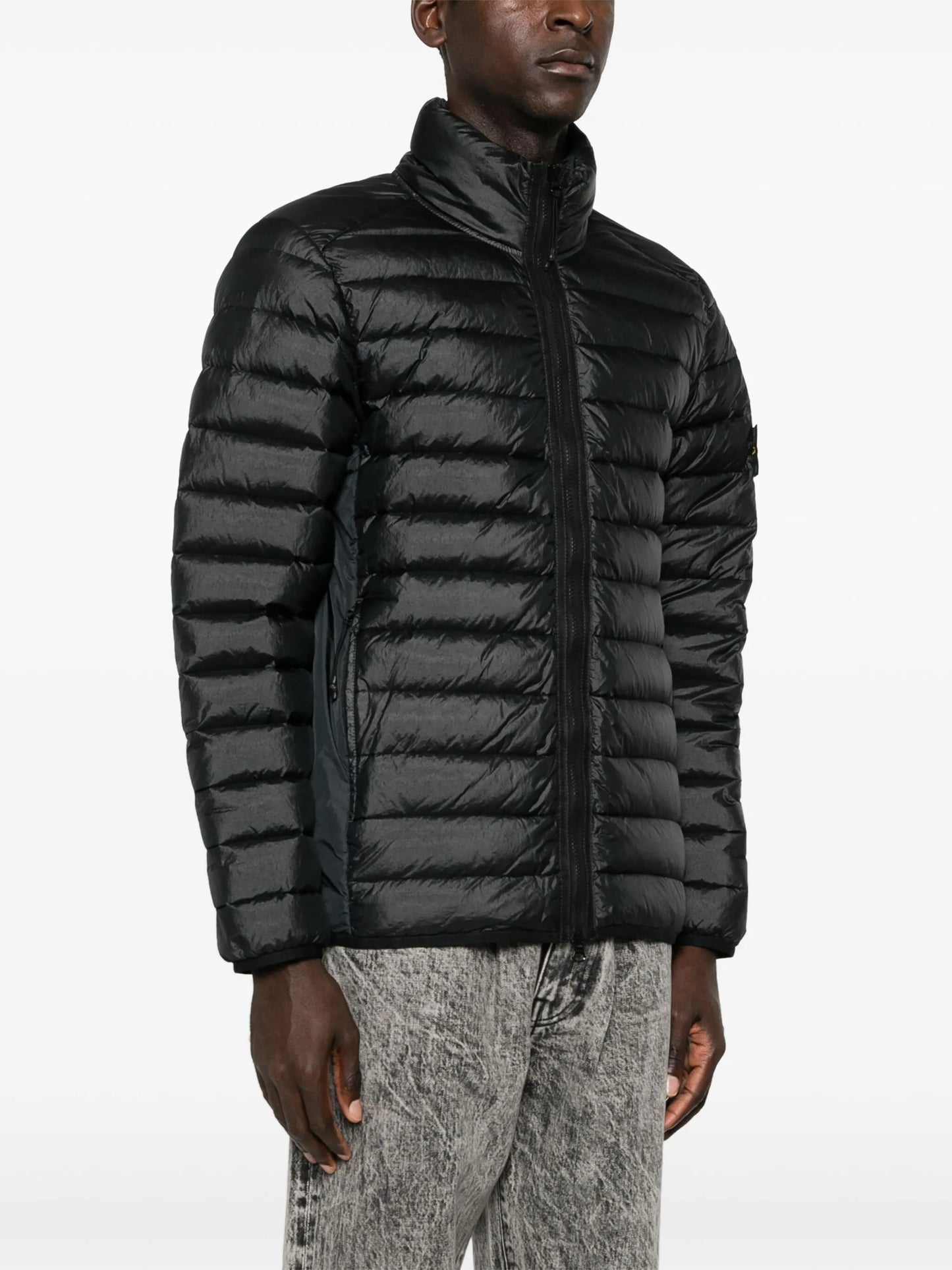 Compass-logo padded jacket