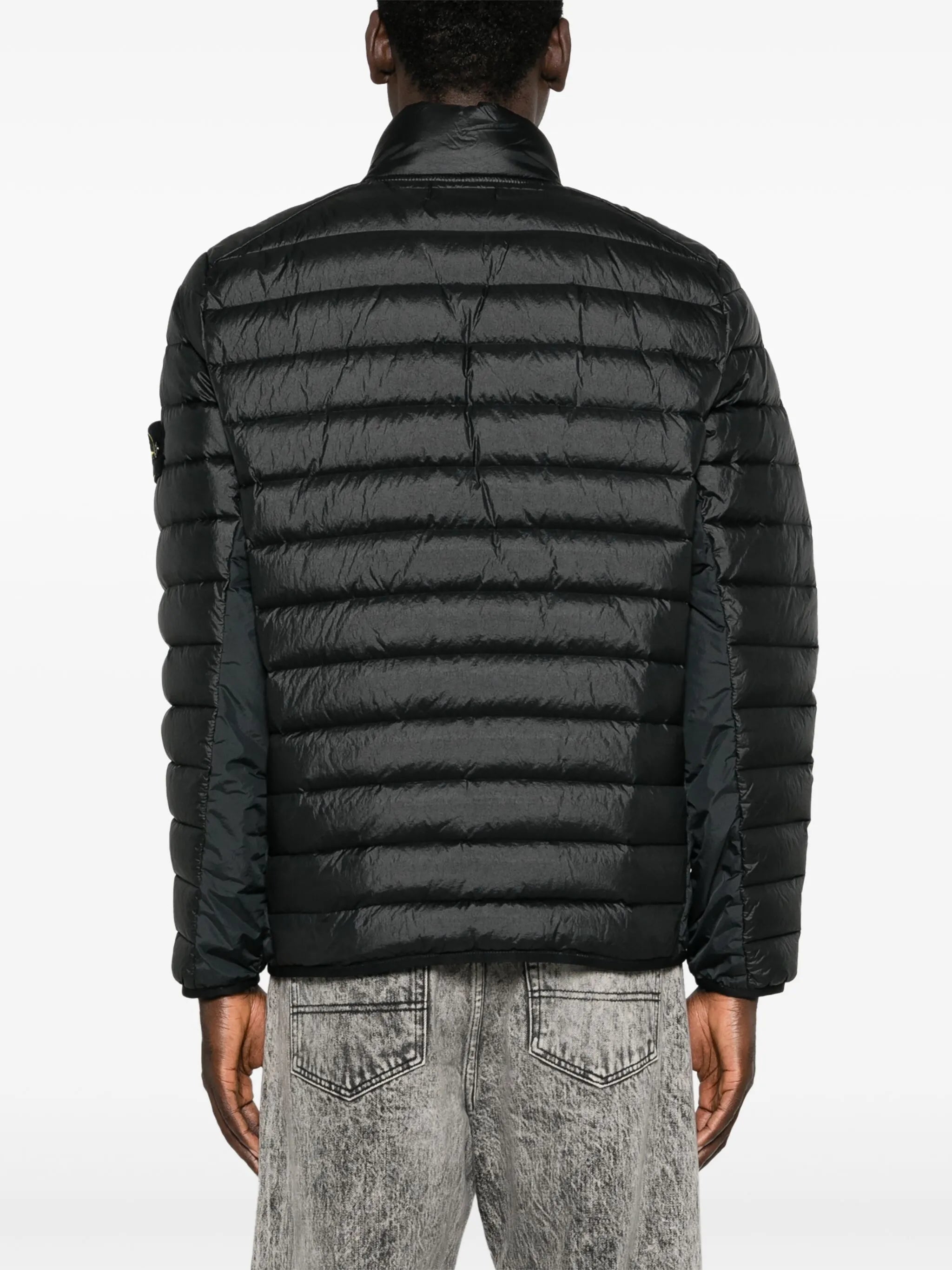 Compass-logo padded jacket