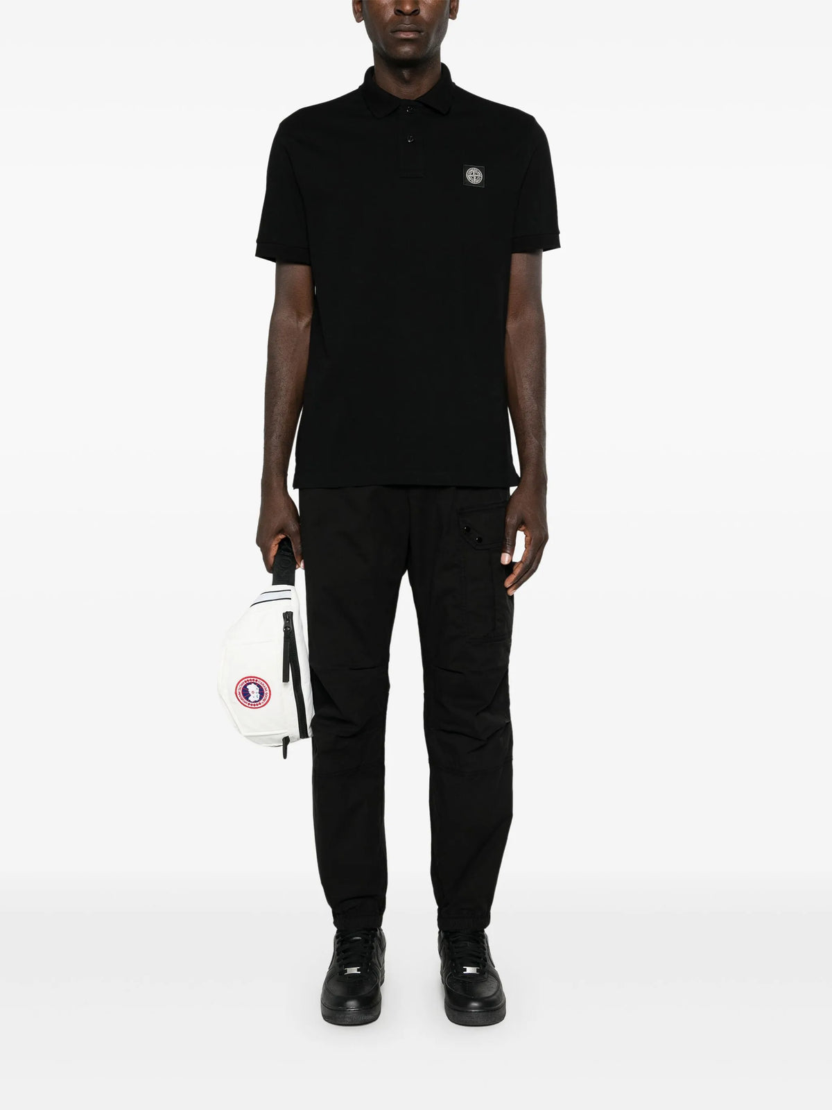 2200008 organic cotton piqué with stretch polo shirt