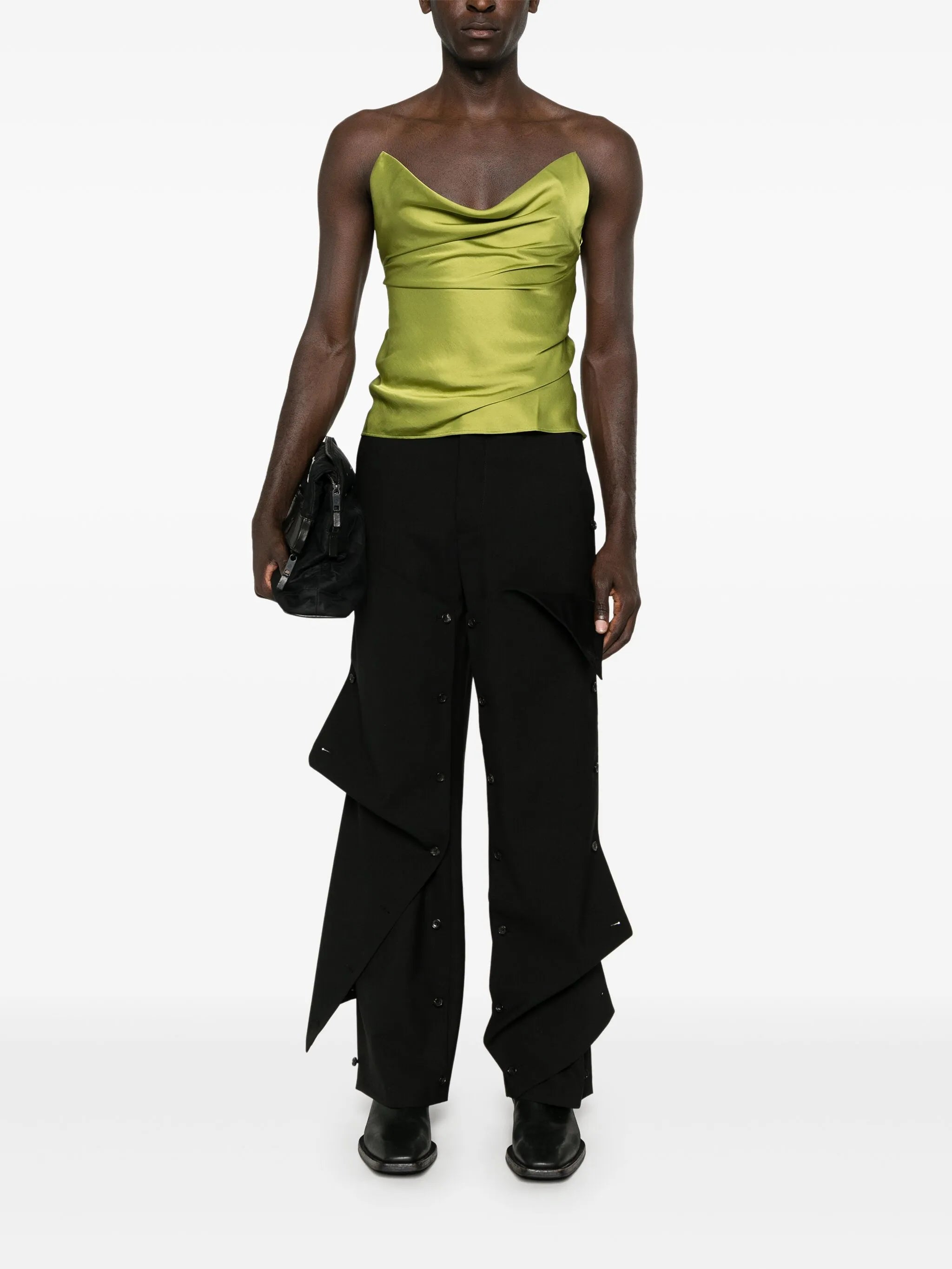 detachable-panel trousers