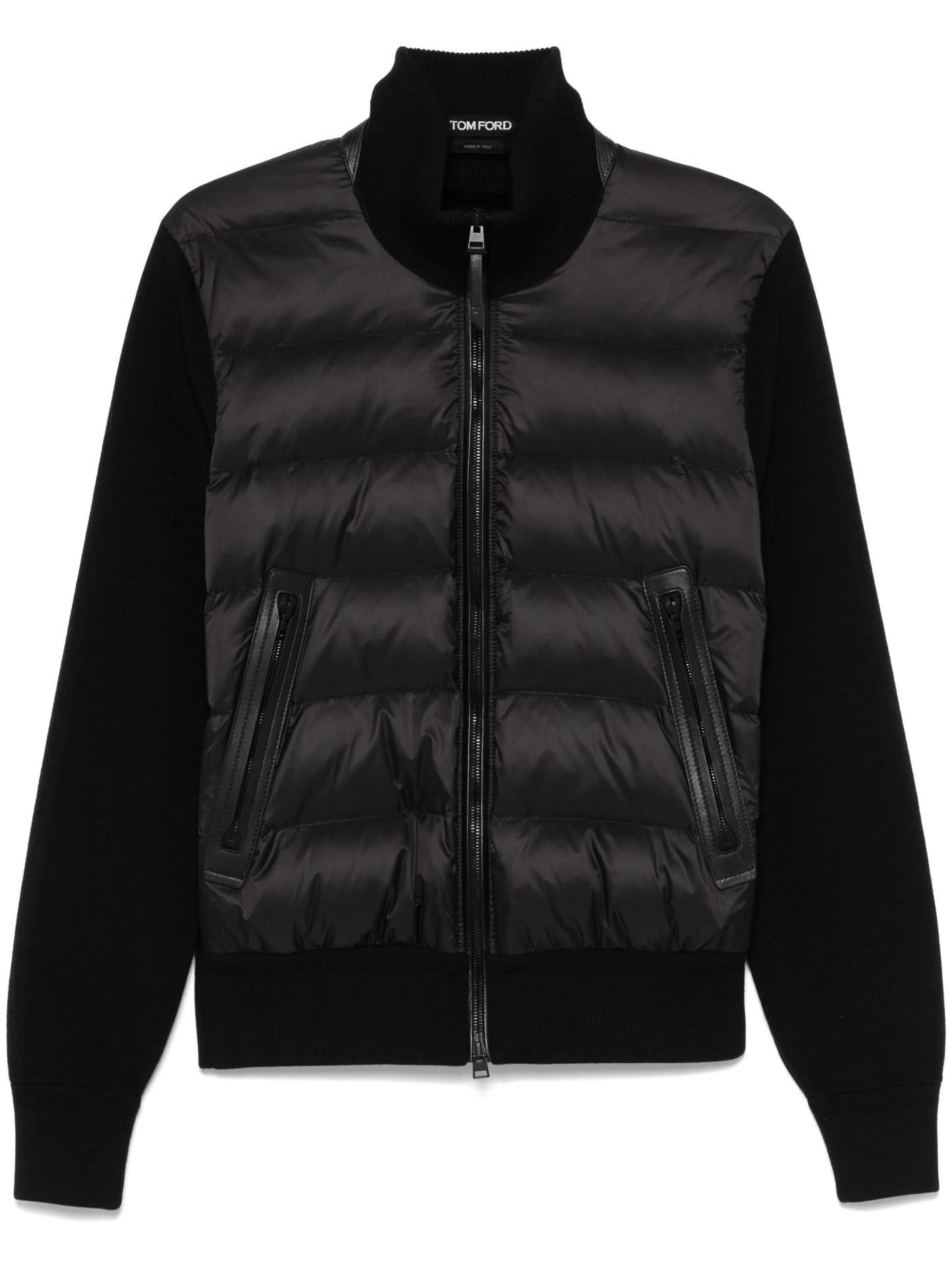 panelled down jacket
