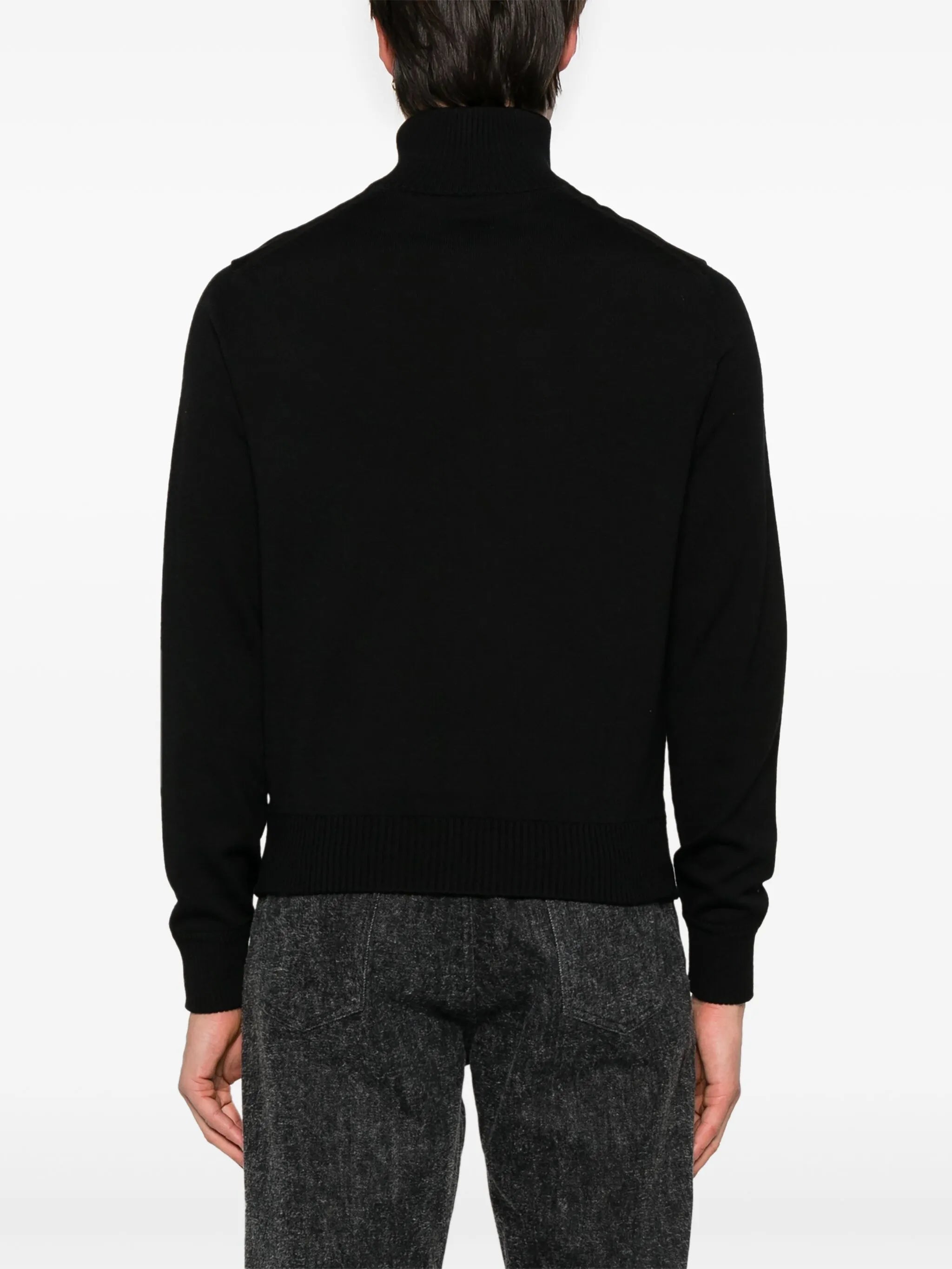 zip-up suede jacket