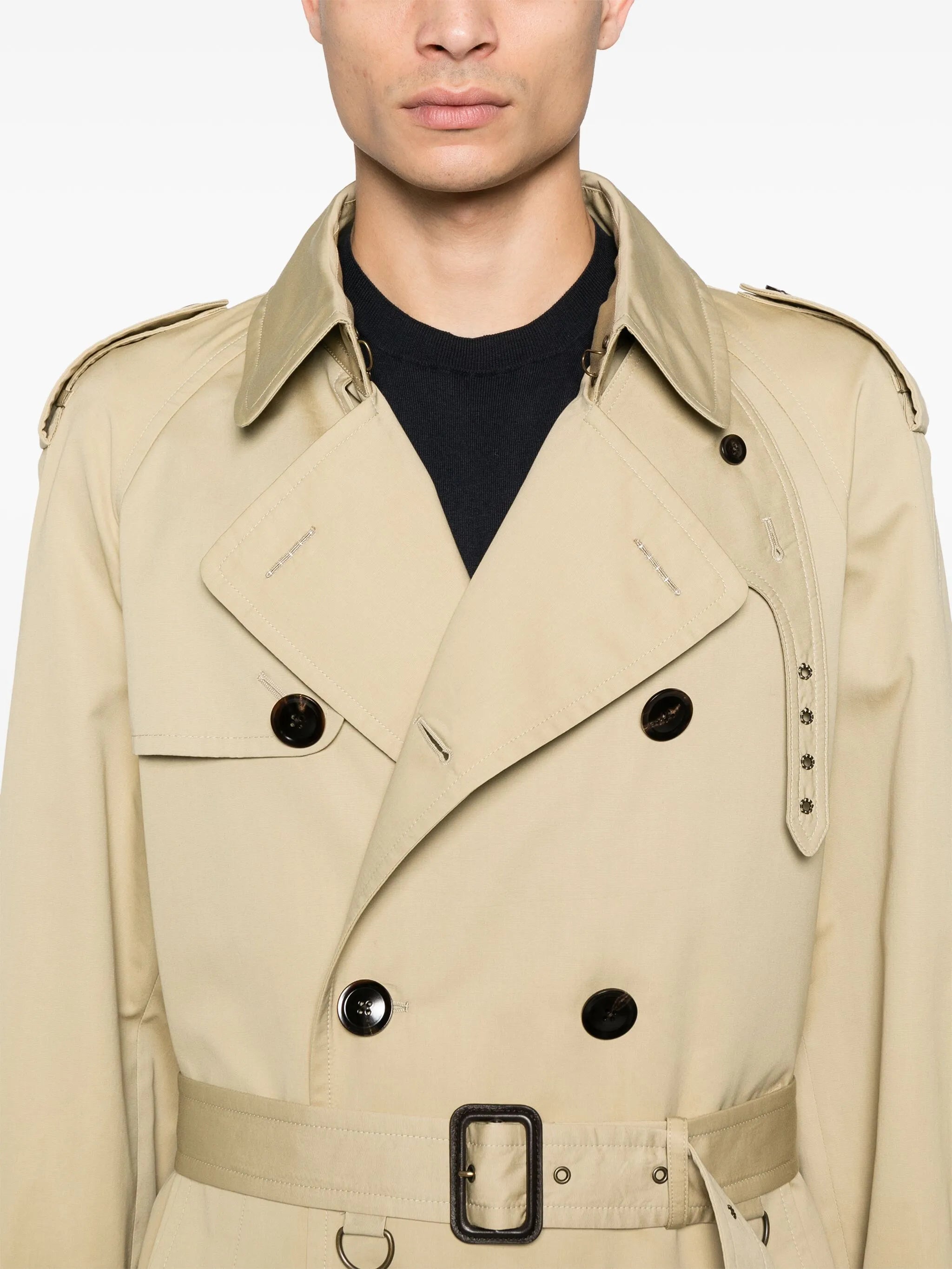belted trench coat