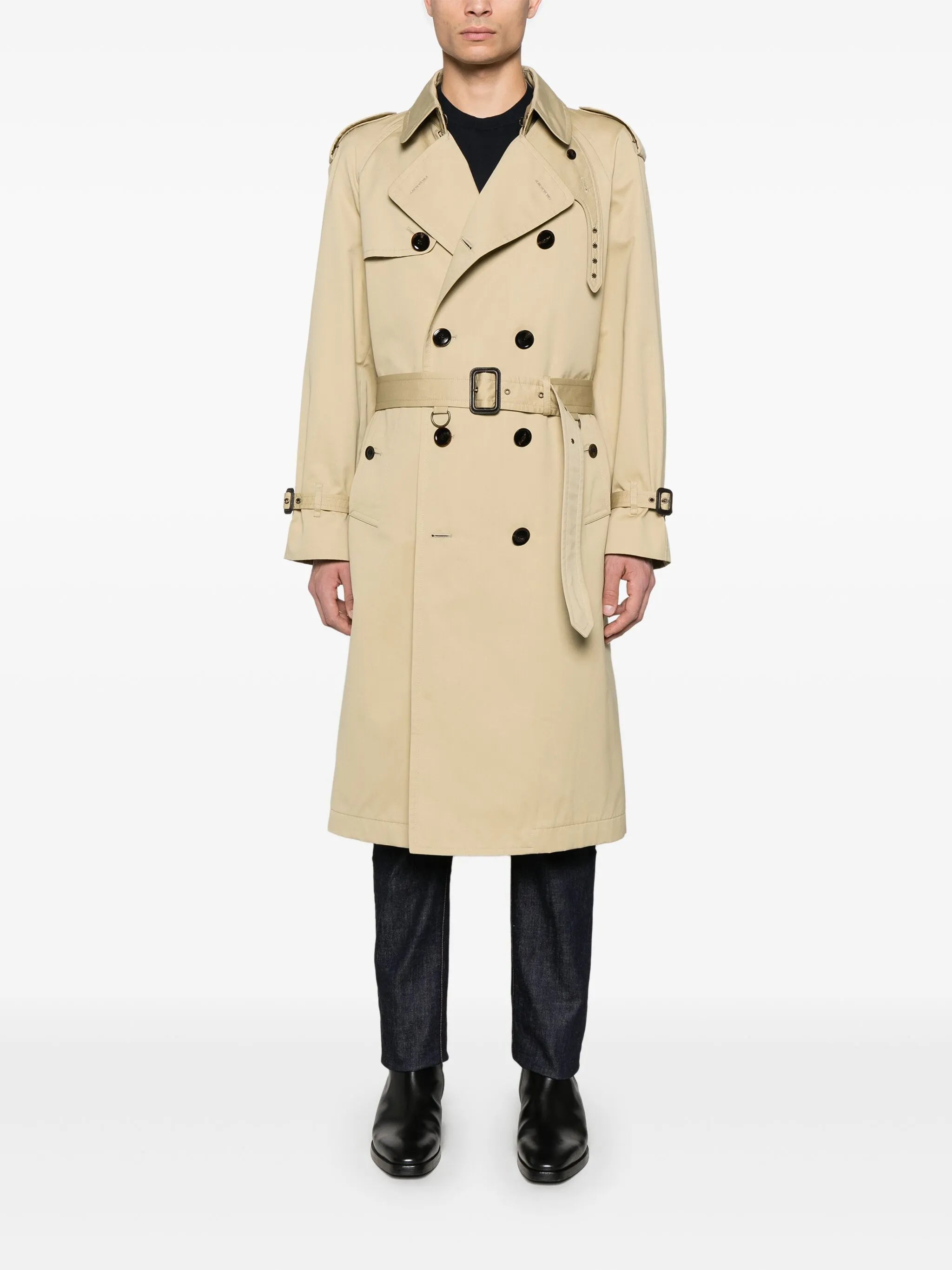 belted trench coat