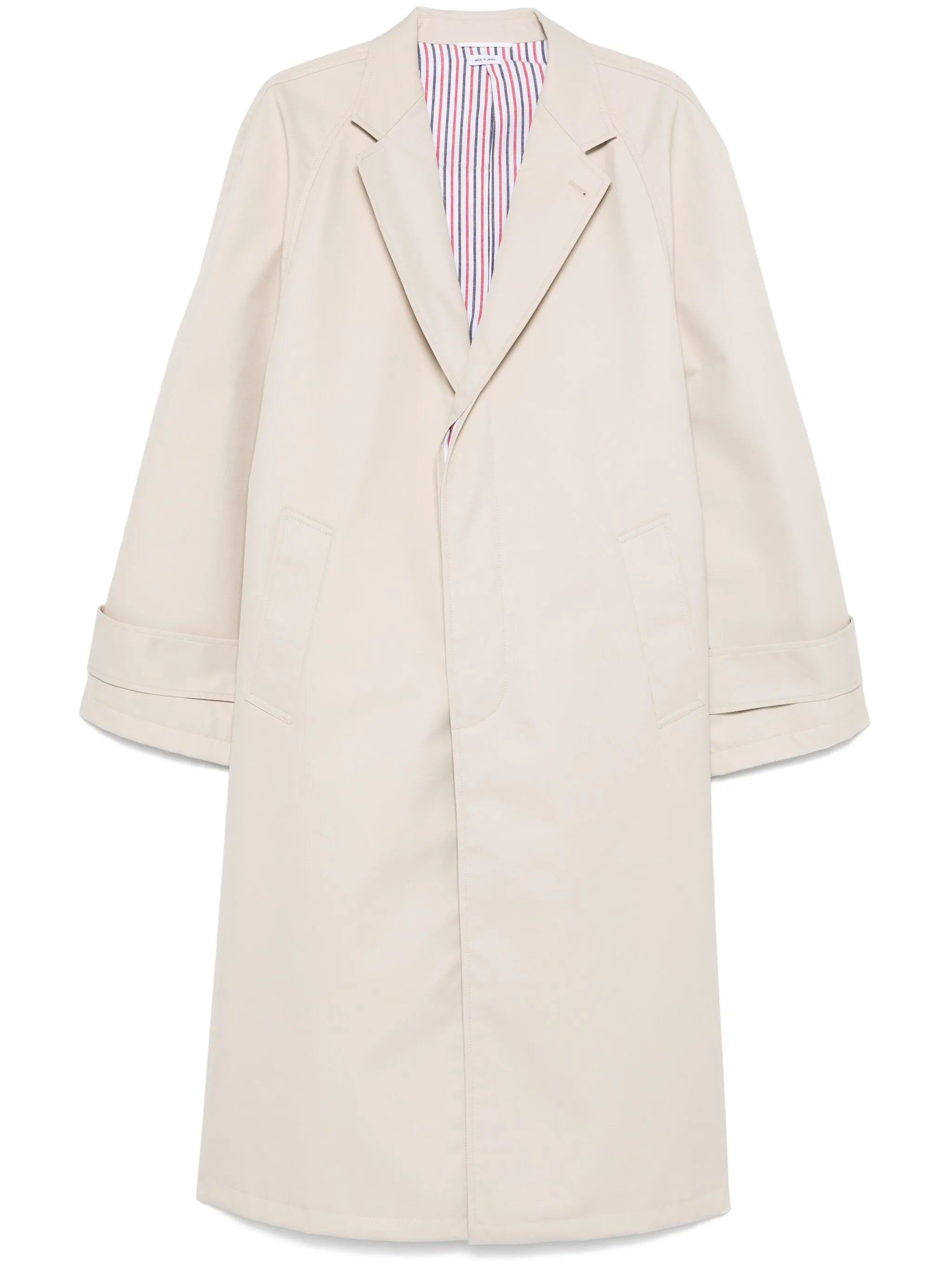 cotton raglan coat