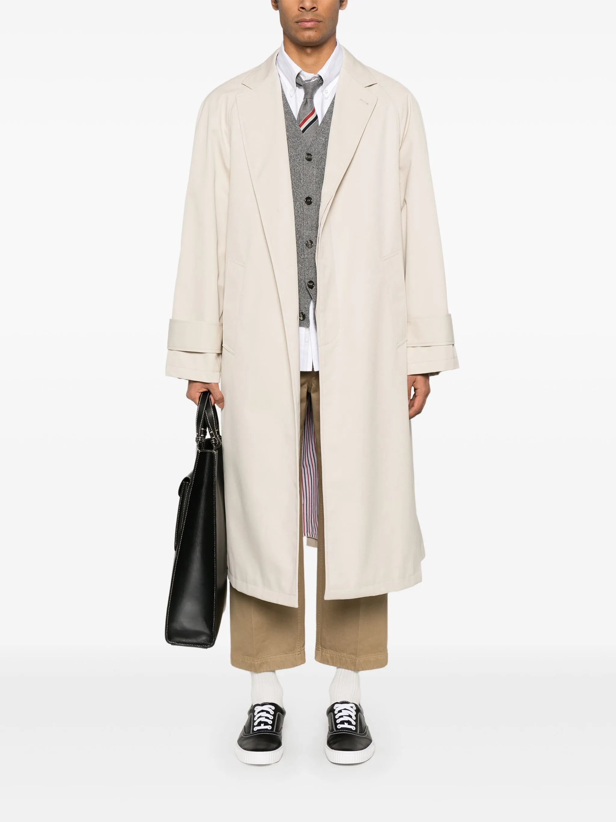 cotton raglan coat