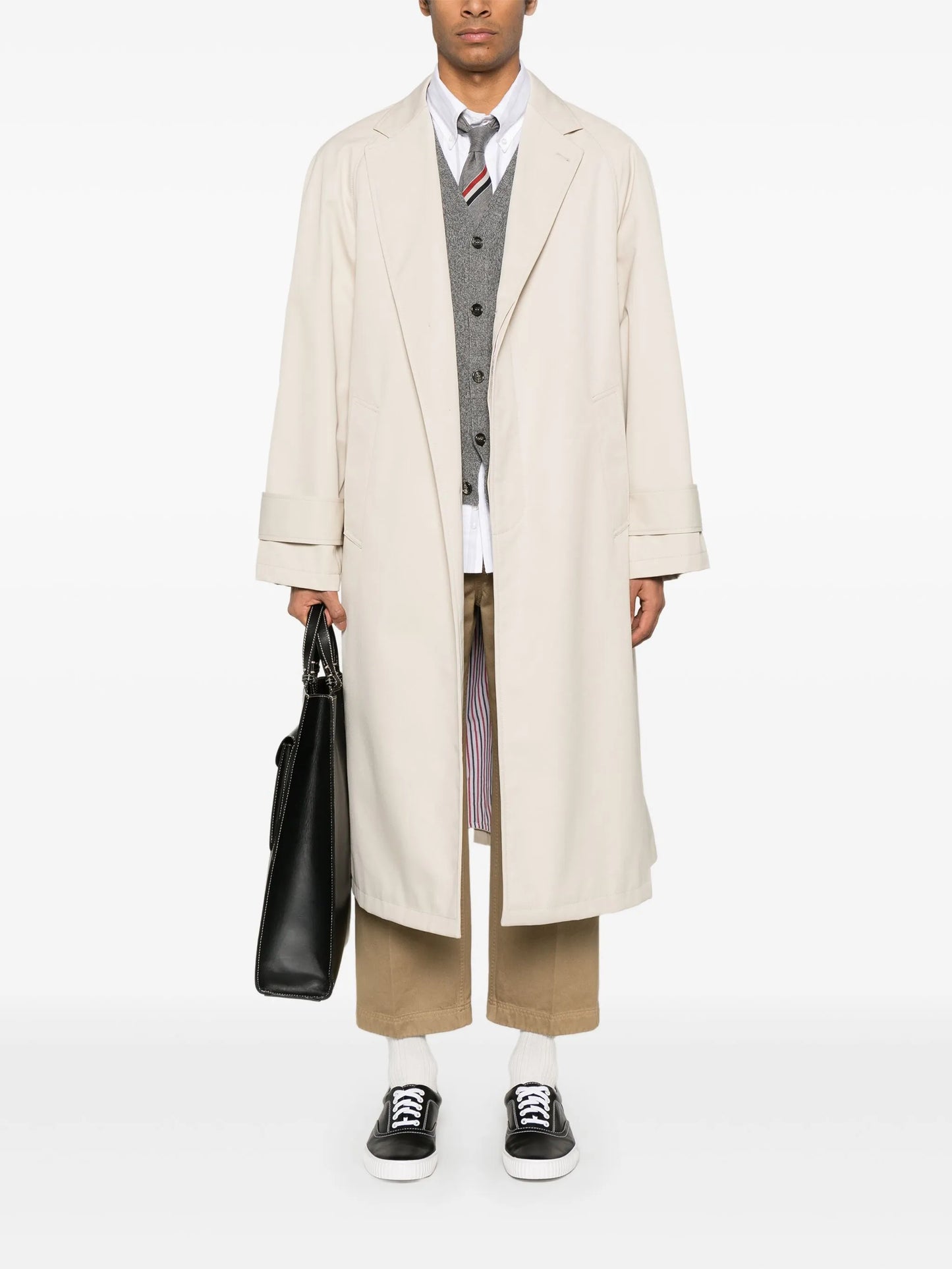cotton raglan coat