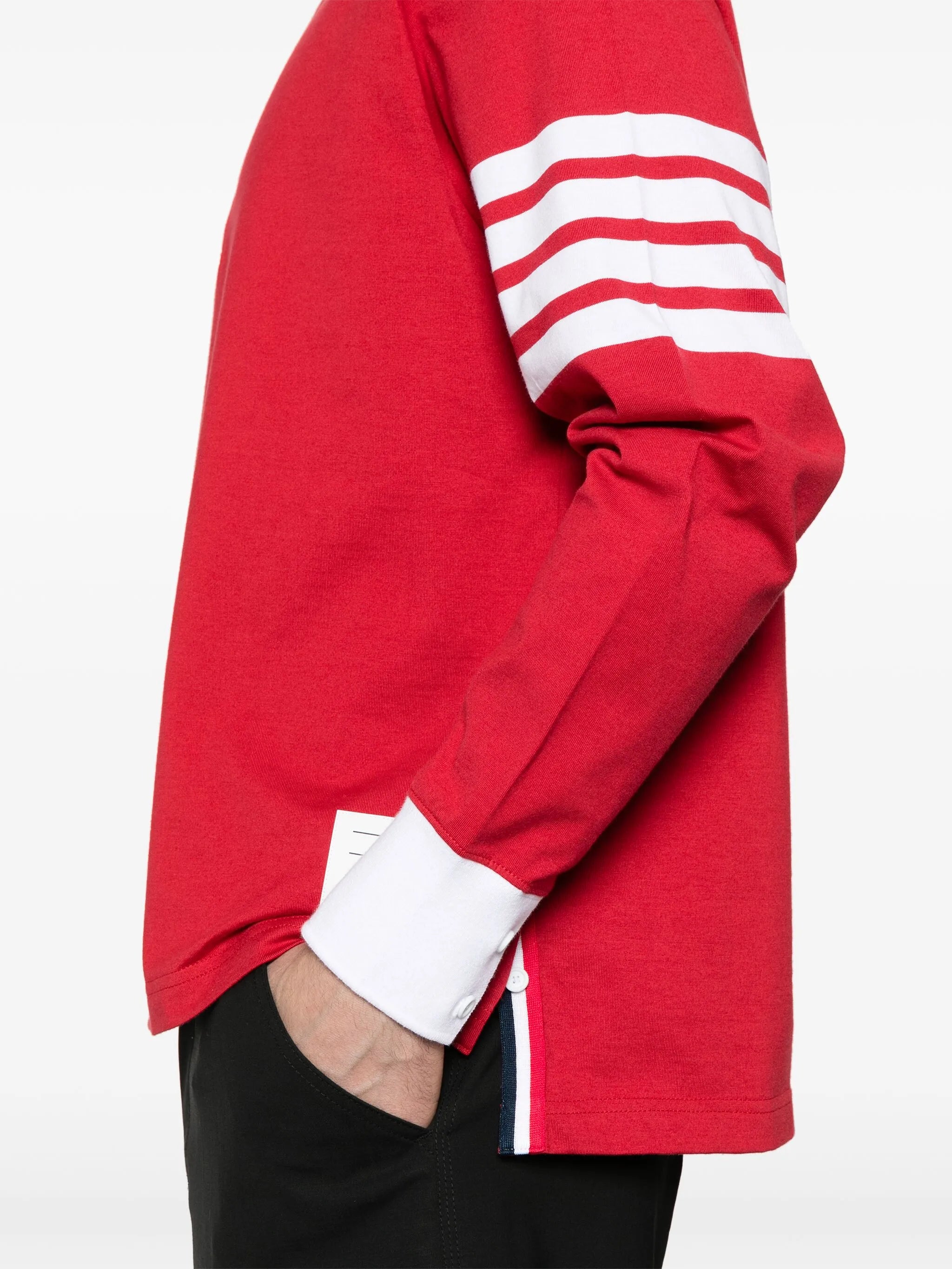 4-Bar stripe polo shirt