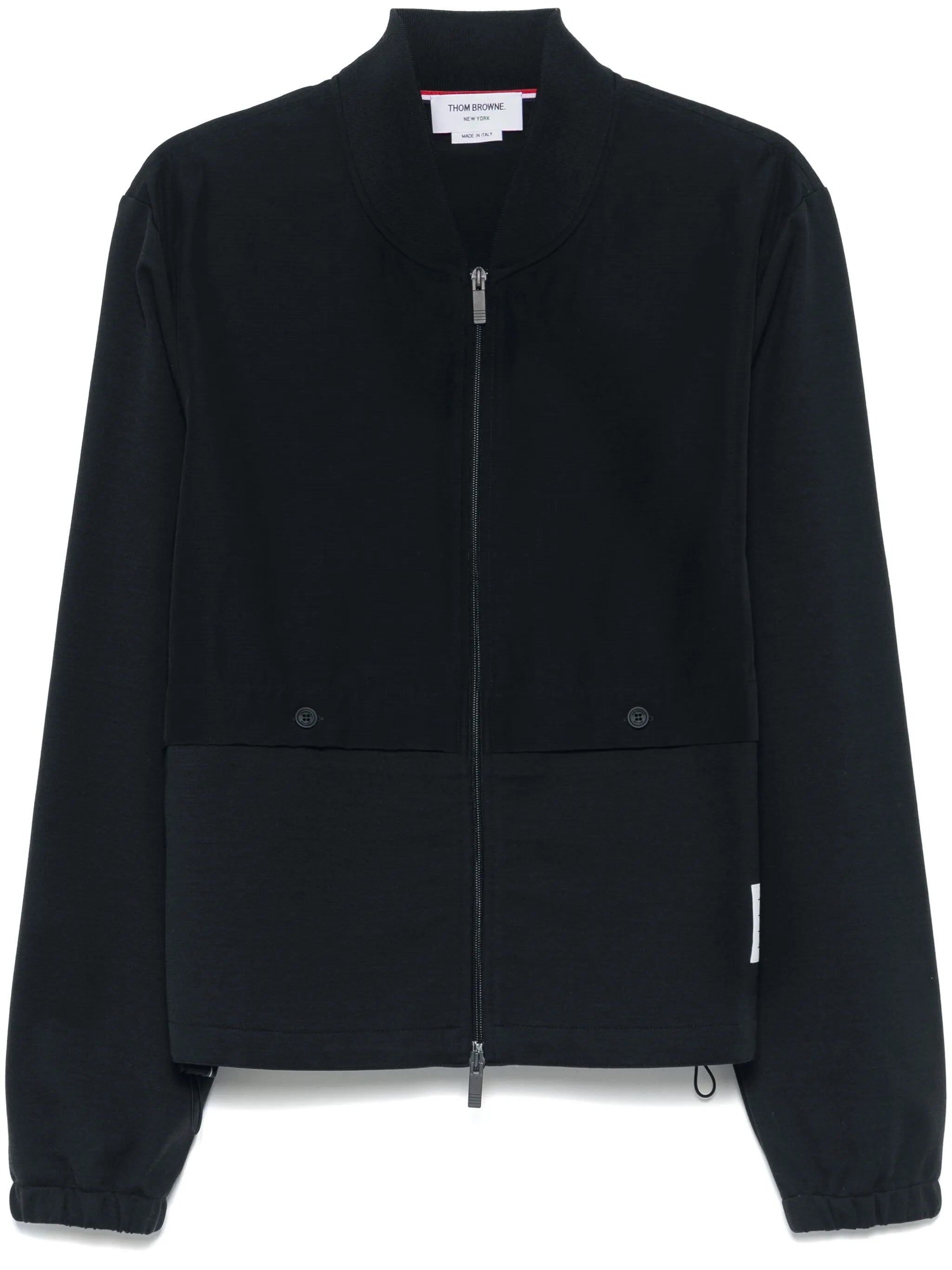 panelled bomber jacket