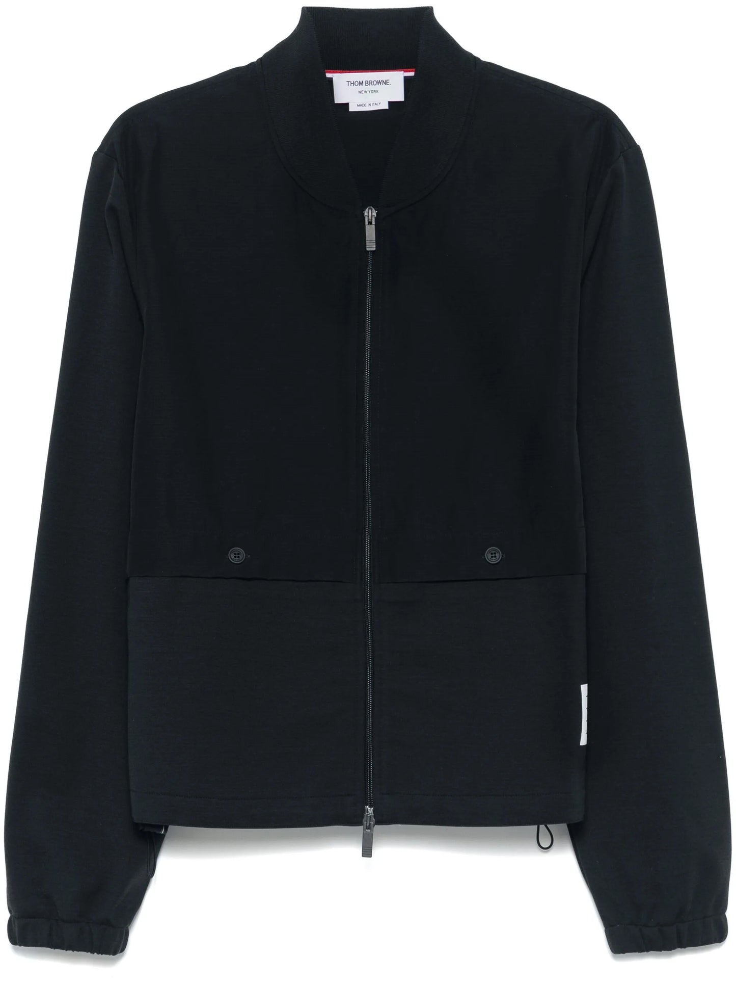 panelled bomber jacket