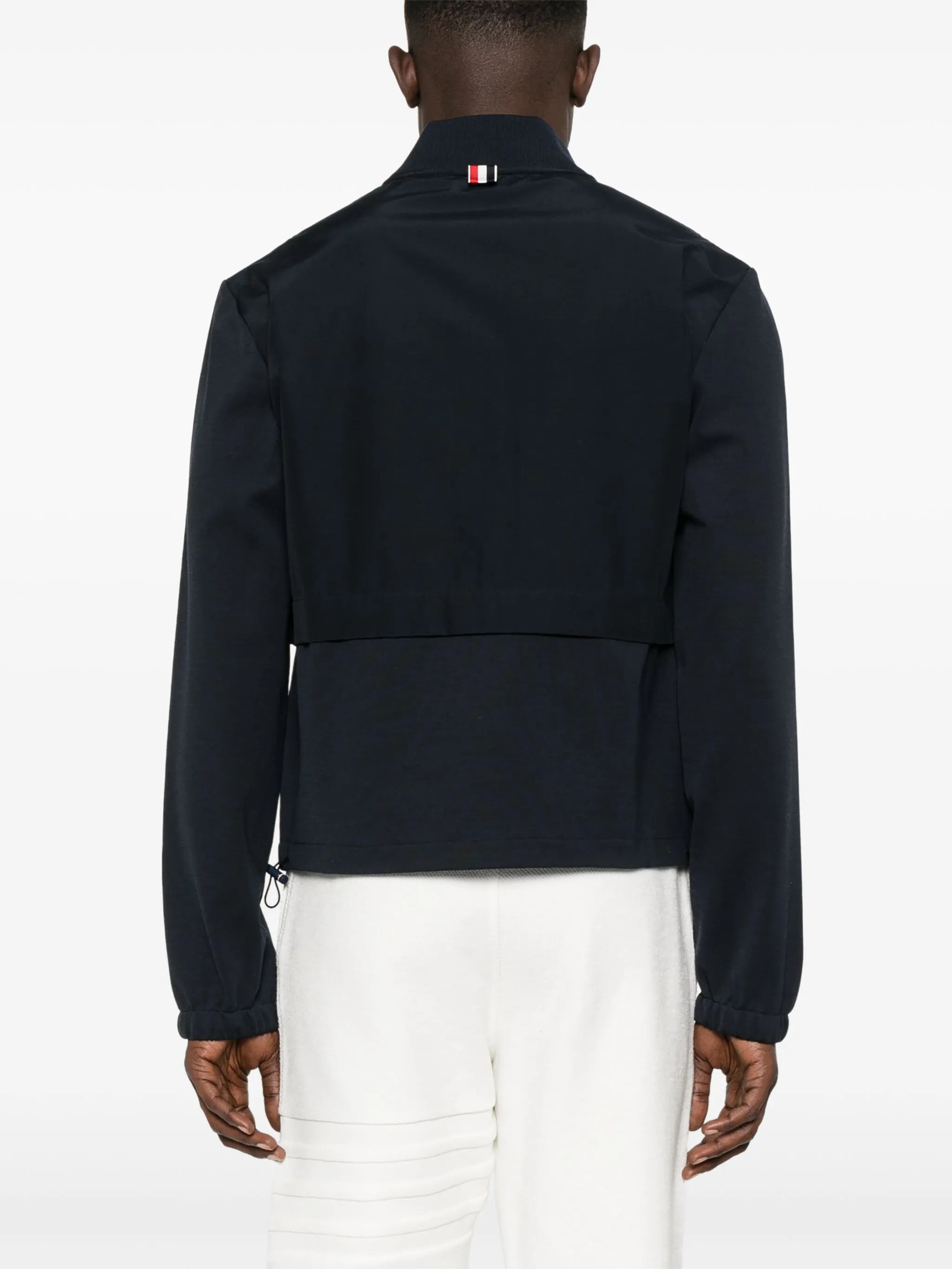 panelled bomber jacket