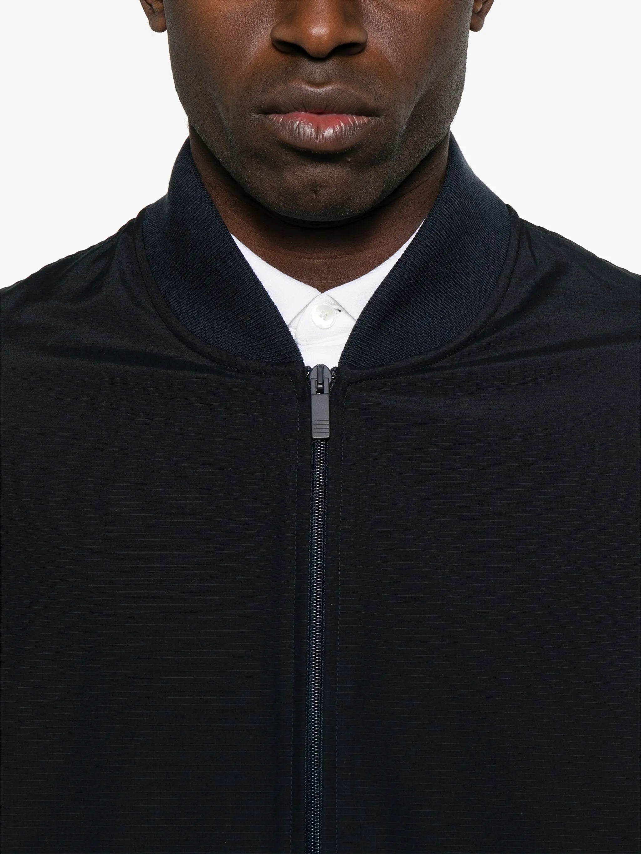 panelled bomber jacket