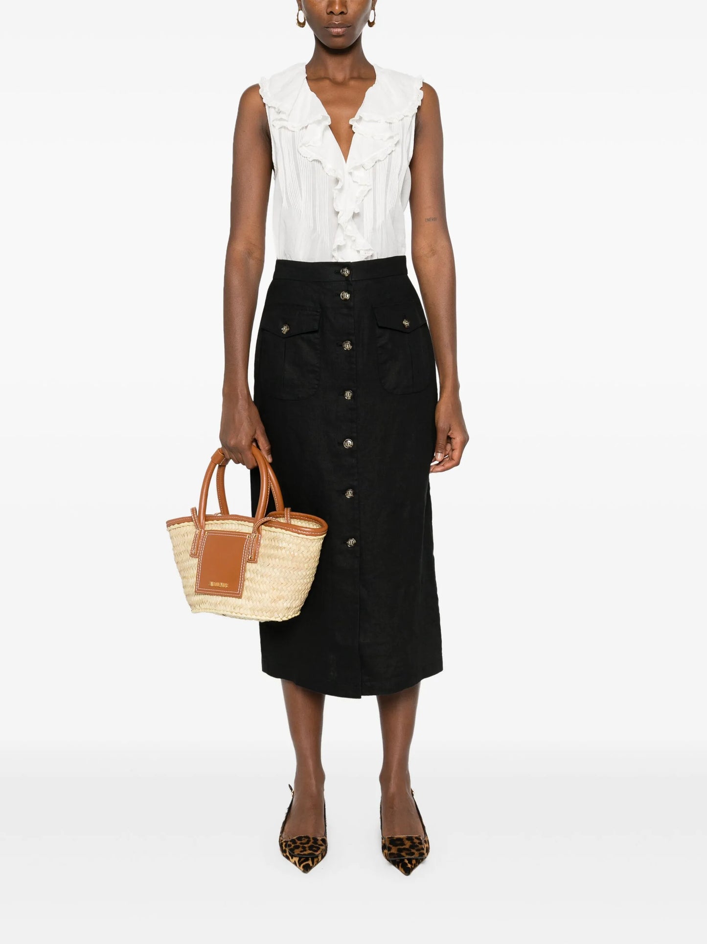 Lourdes midi skirt
