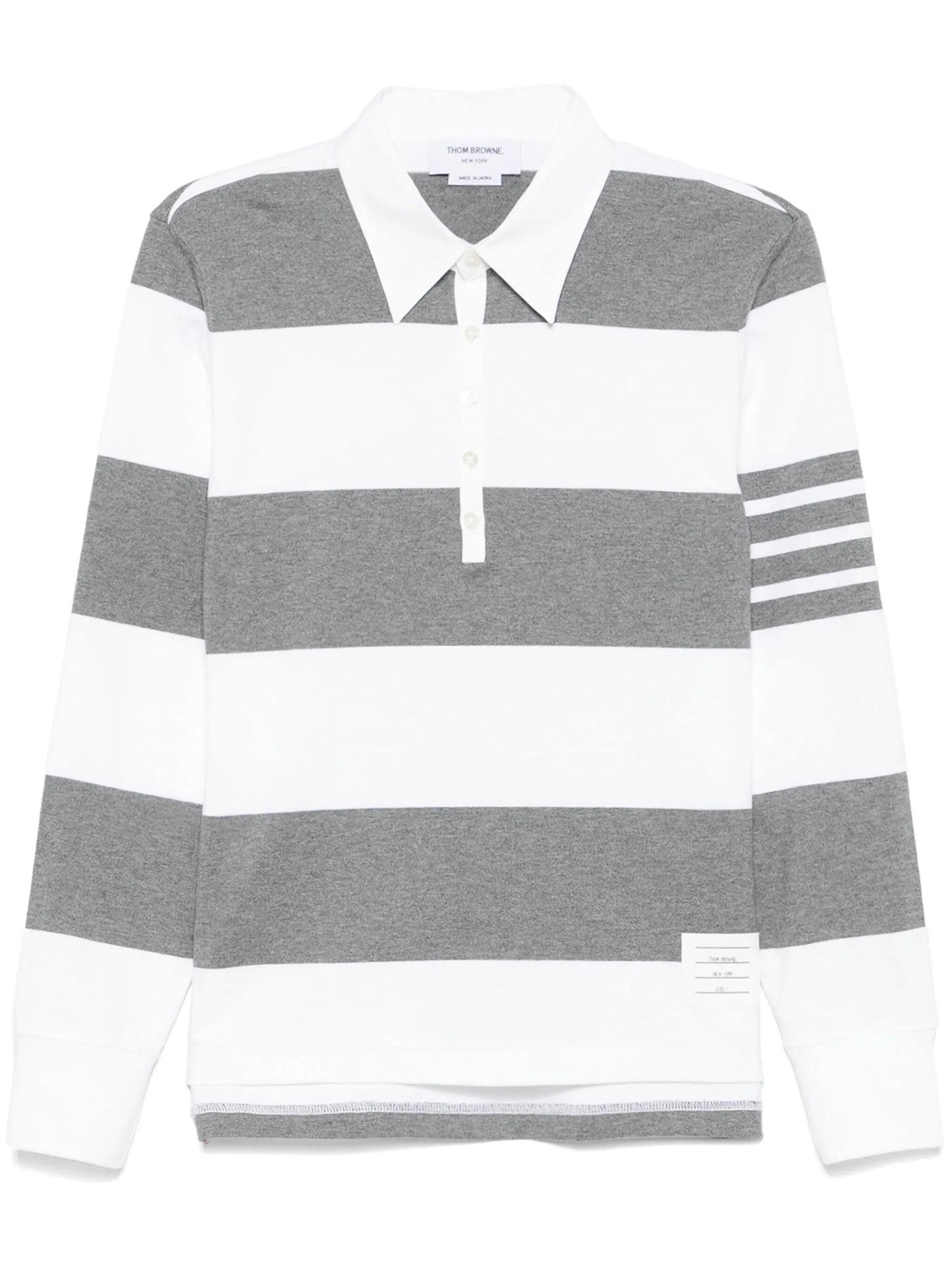 rugby stripe polo shirt