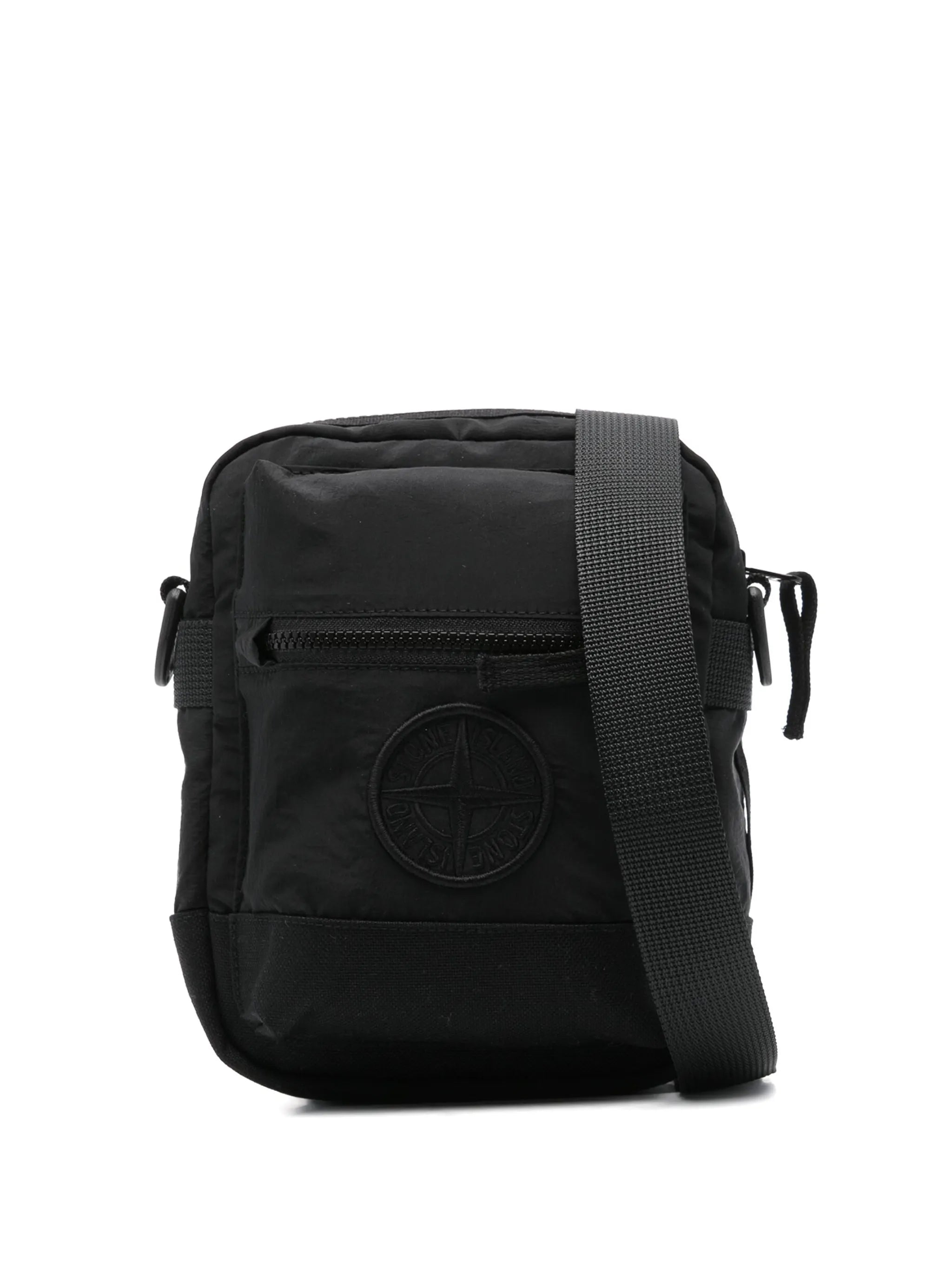 Compass-motif messenger bag