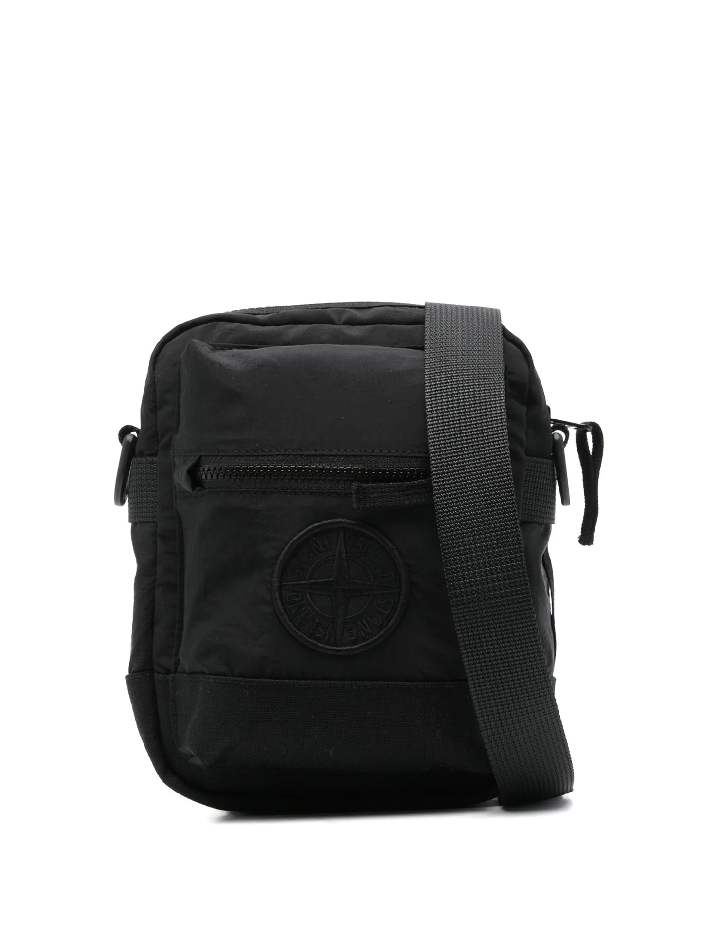 Compass-motif messenger bag