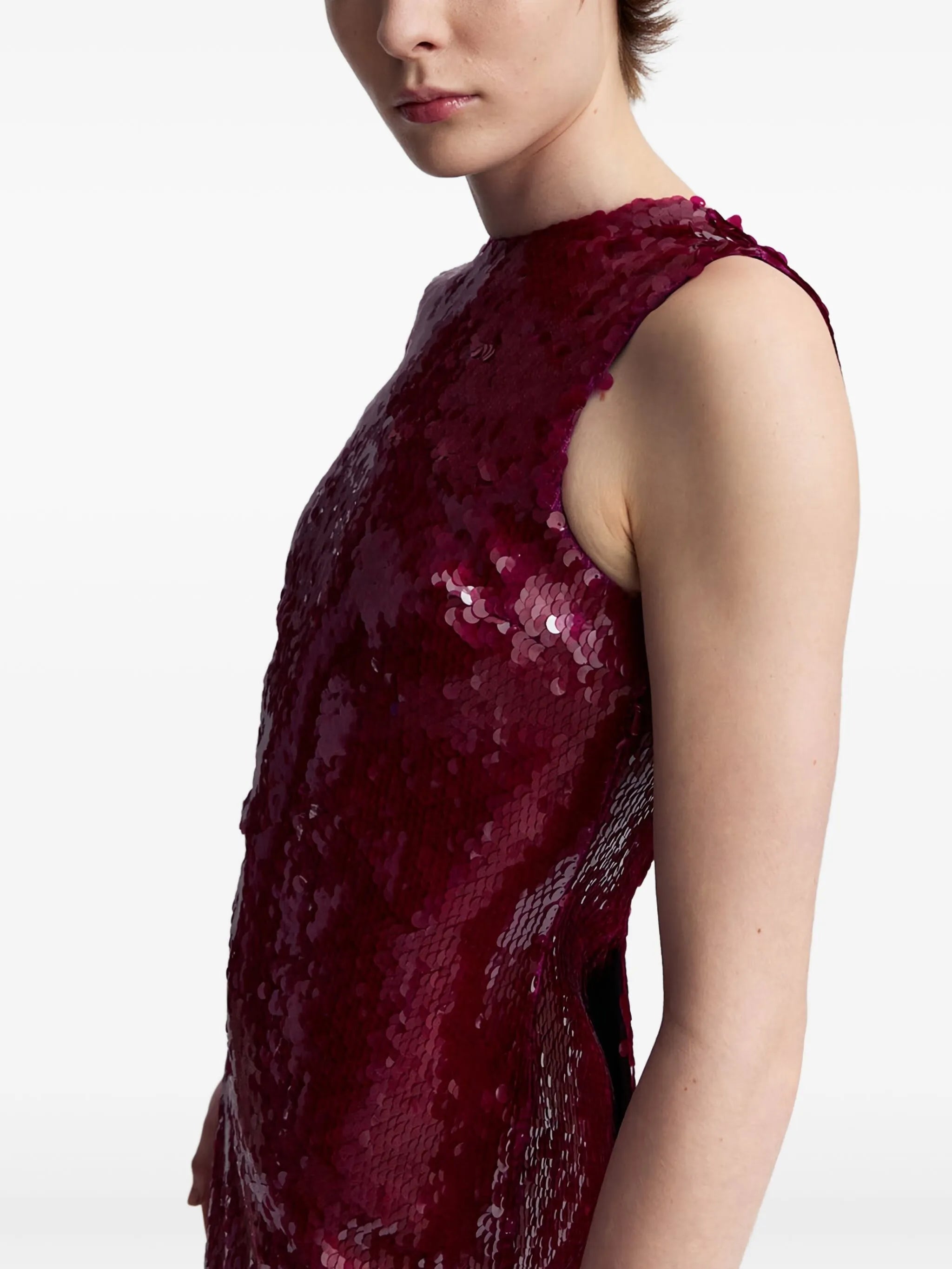 Simm sequinned gown