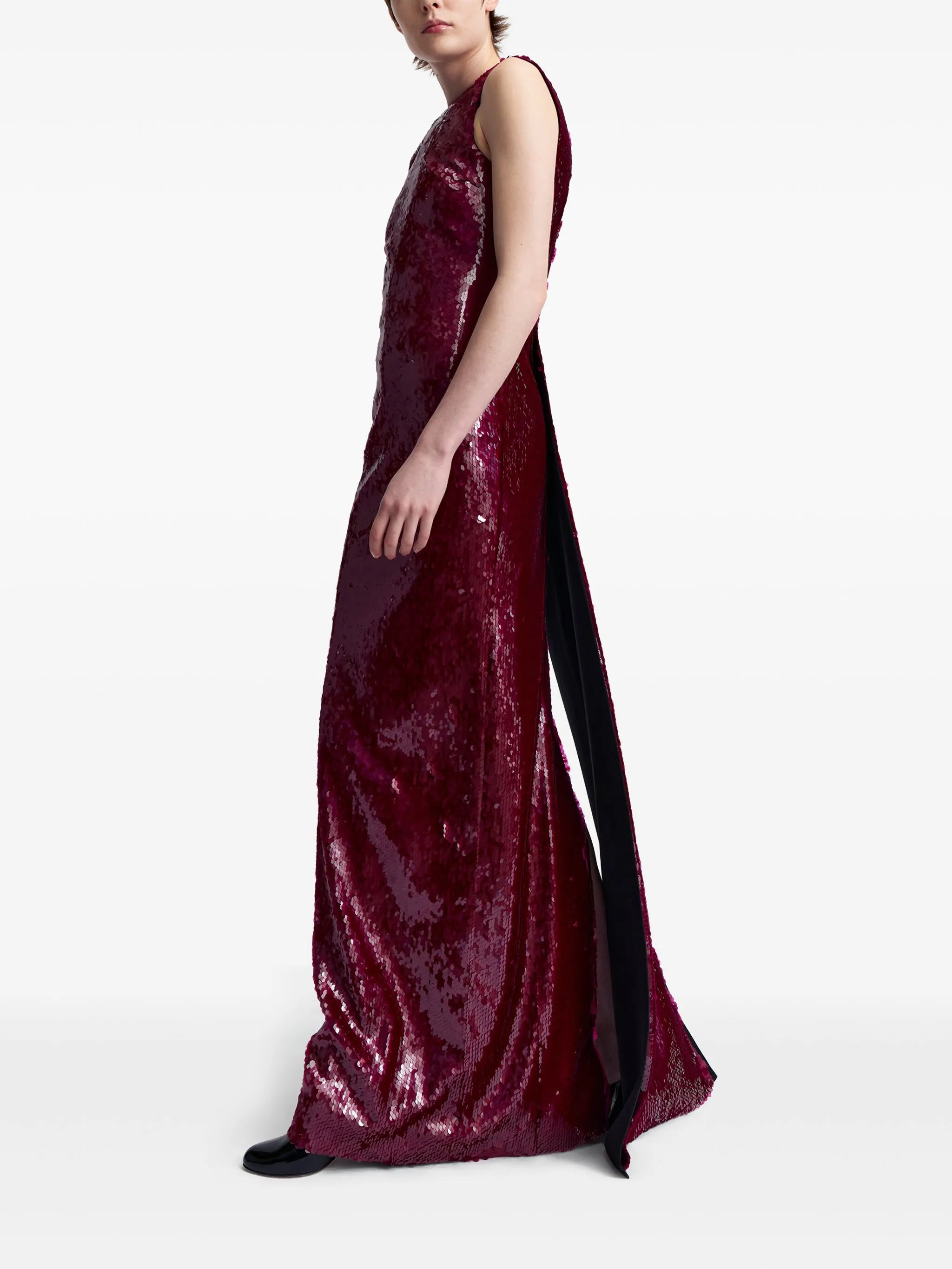 Simm sequinned gown