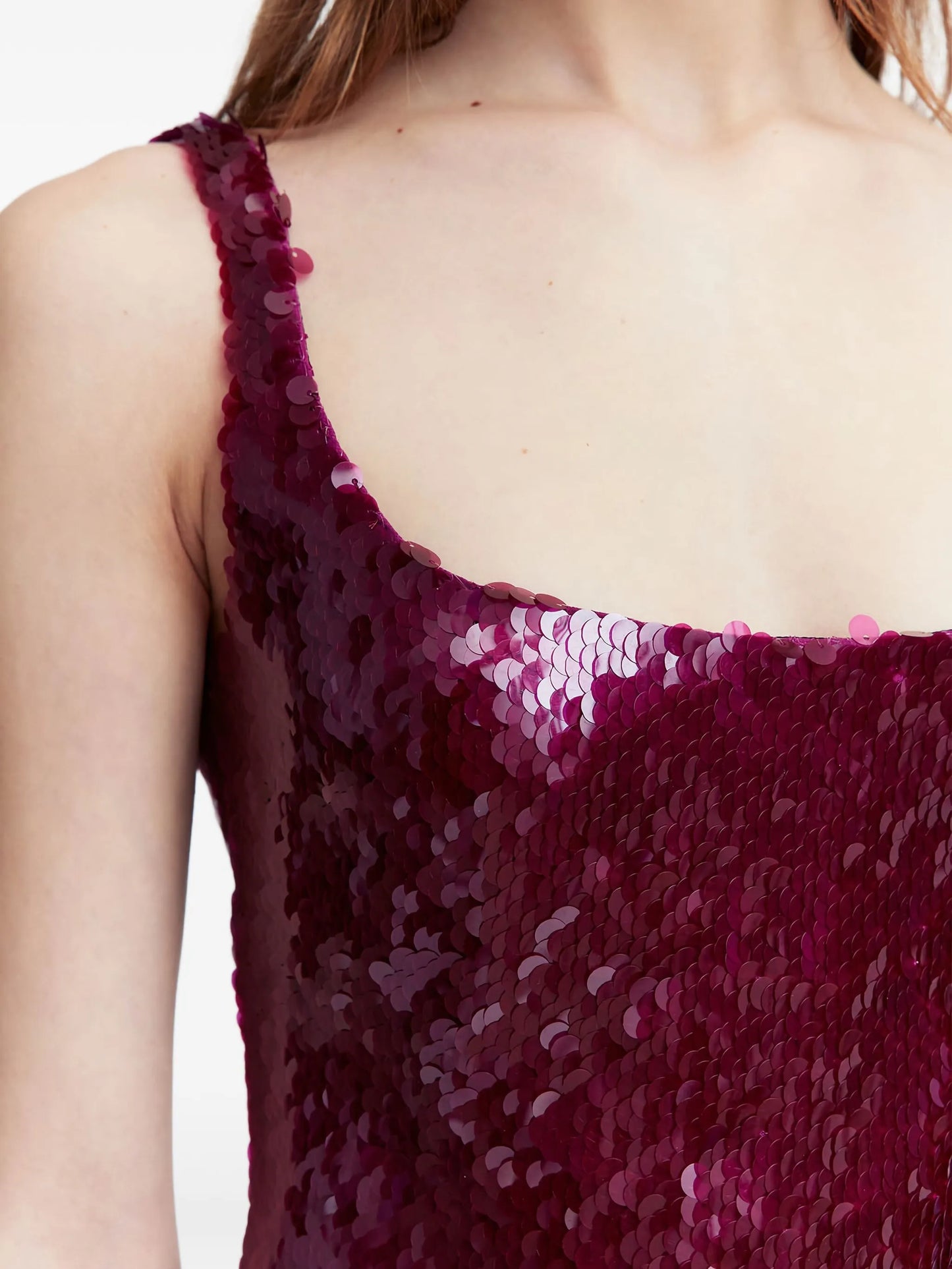 Hornet sequin-embellished top