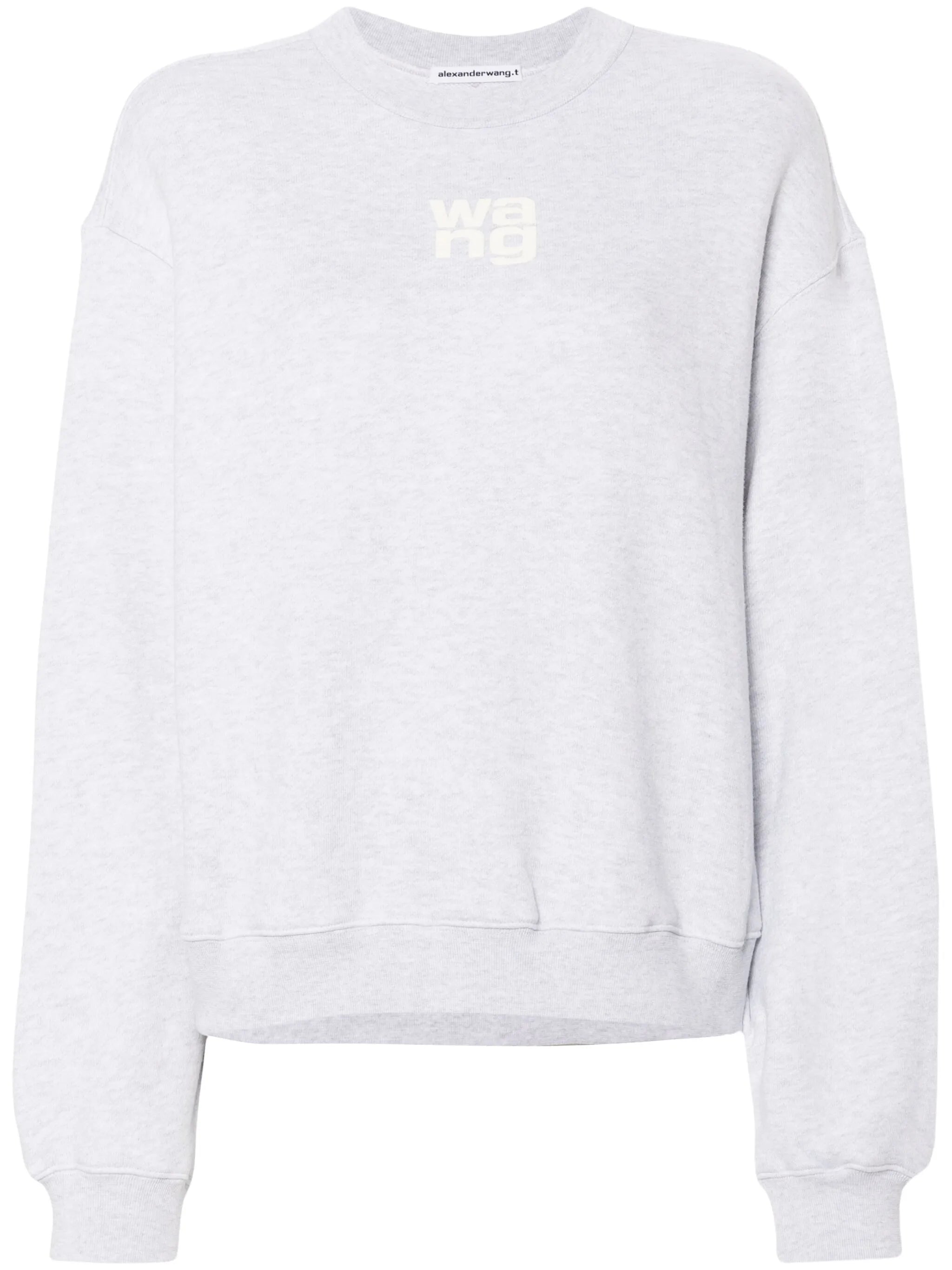 logo-embossed cotton sweatshirt