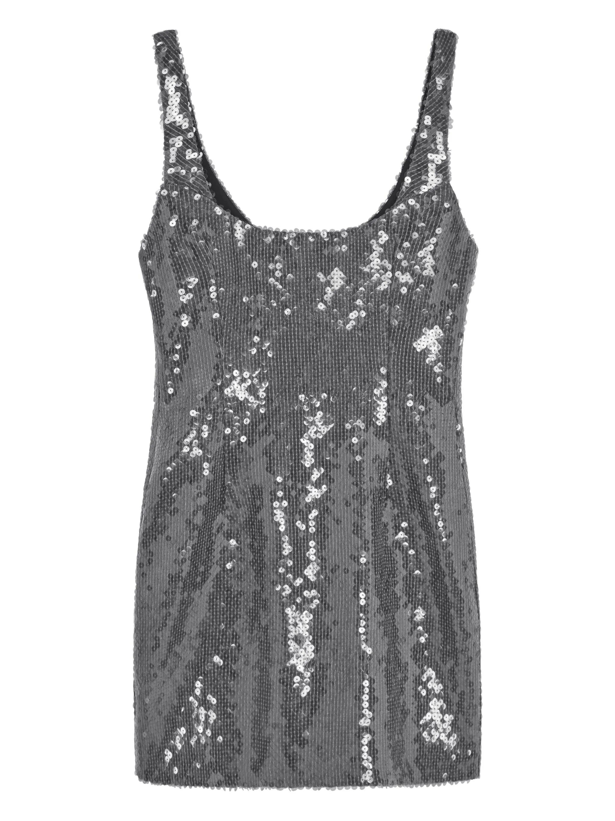 sequin mini dress