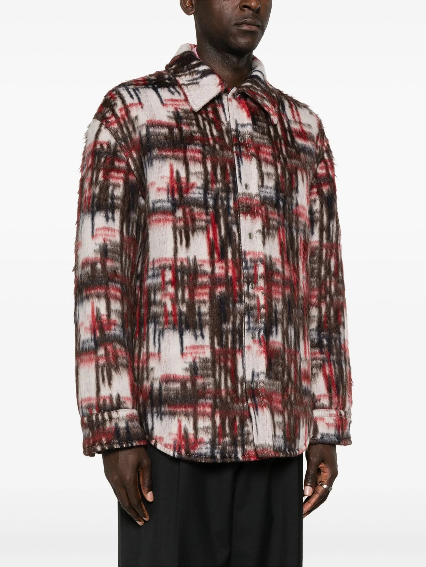 checked shirt jacket