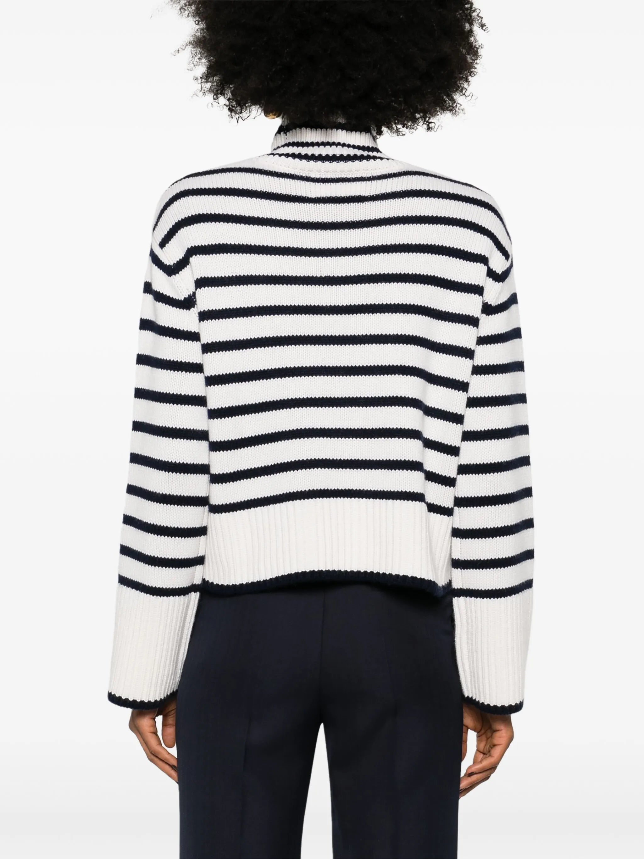 Fleur striped cashmere jumper