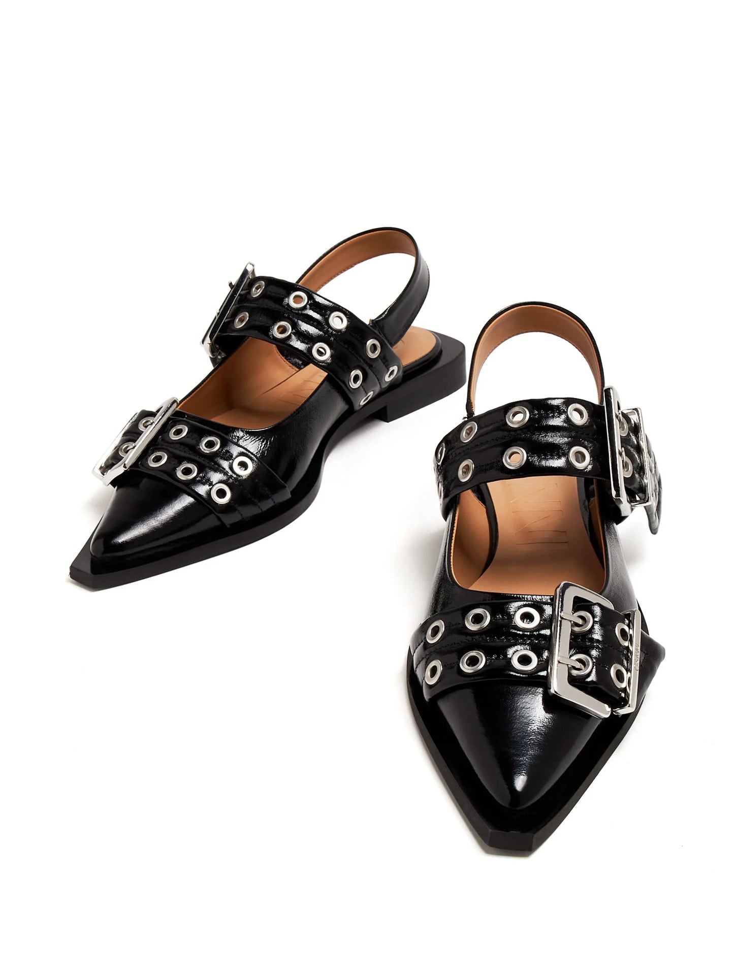 buckle ballet pumps
